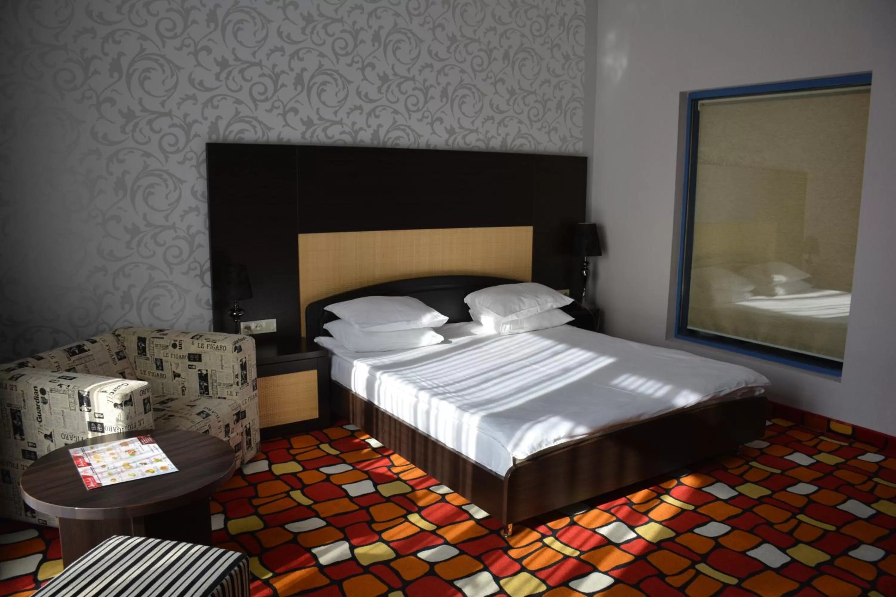 Bed in Sapar Standart Hotel