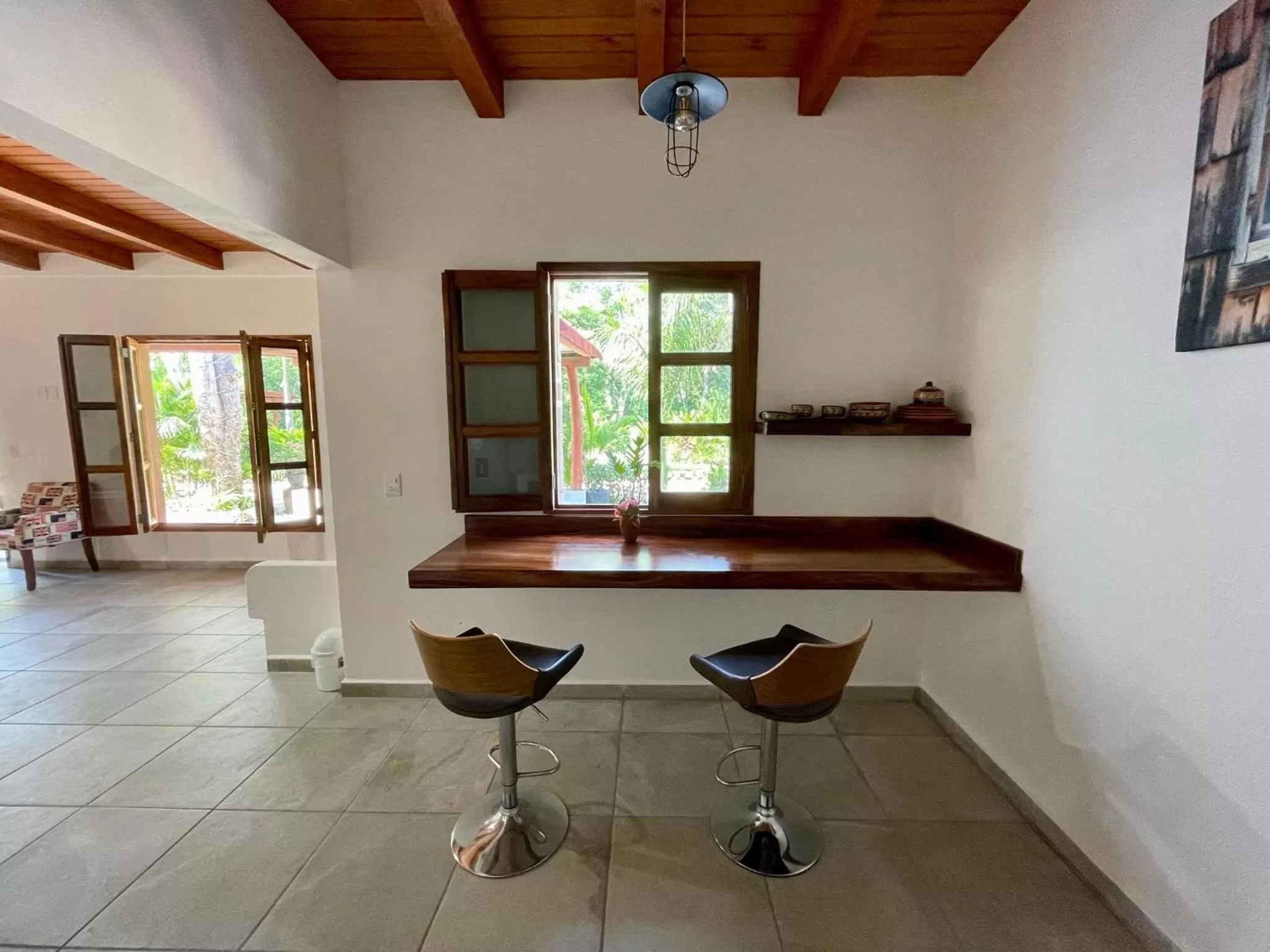 Seating area in Solez Zihuatanejo