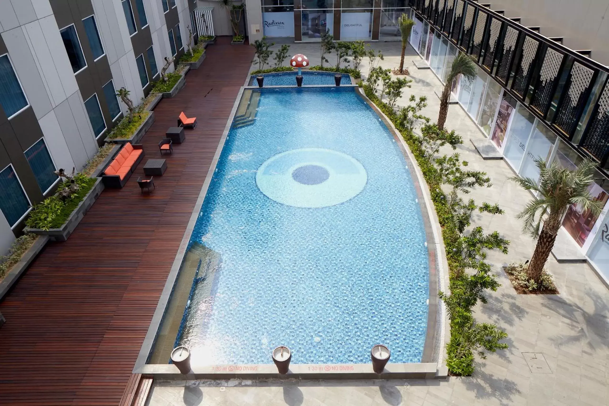 Swimming pool, Pool View in Radisson Lampung Kedaton