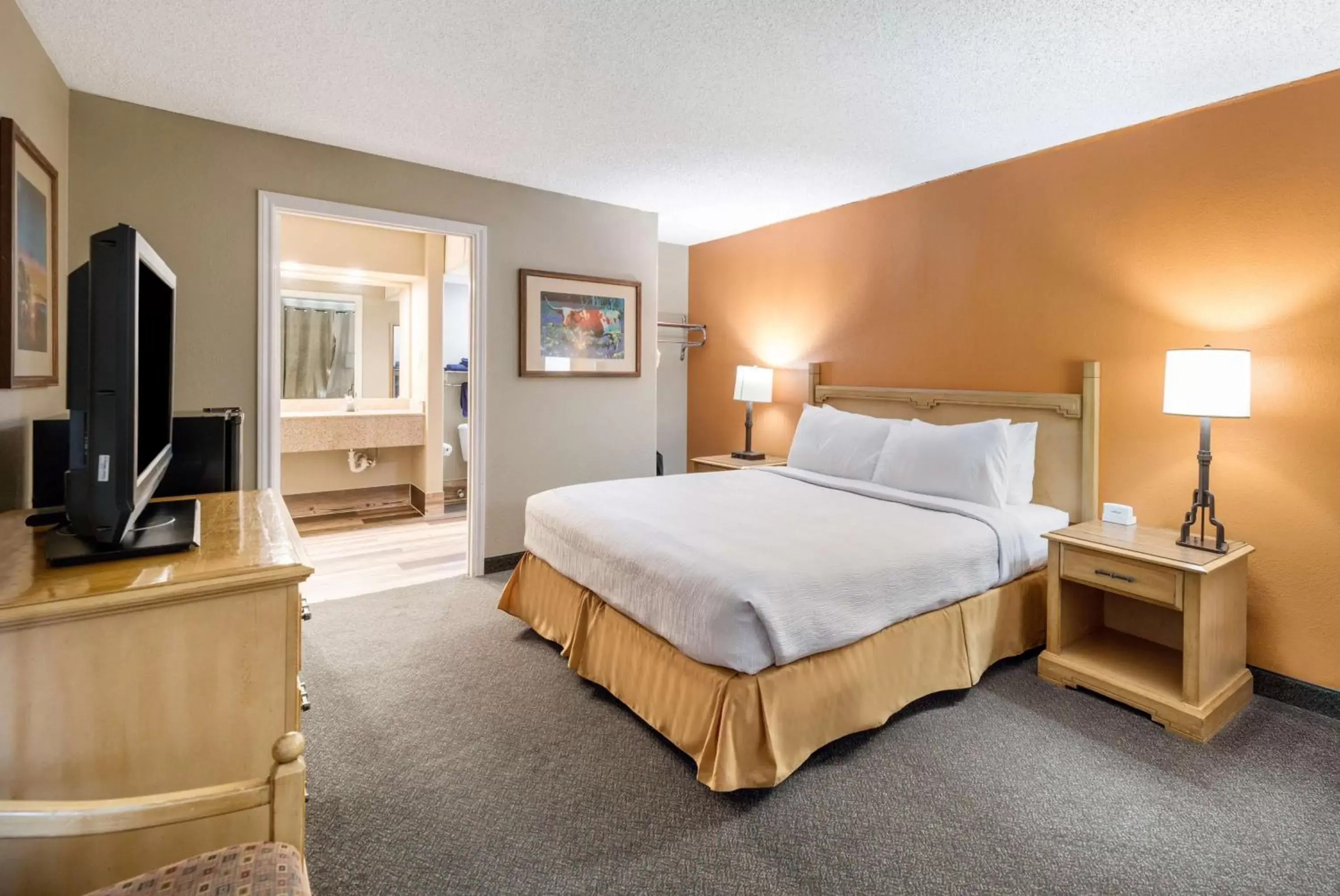 Bedroom, Bed in Pearl on the Concho SureStay Collection by Best Western