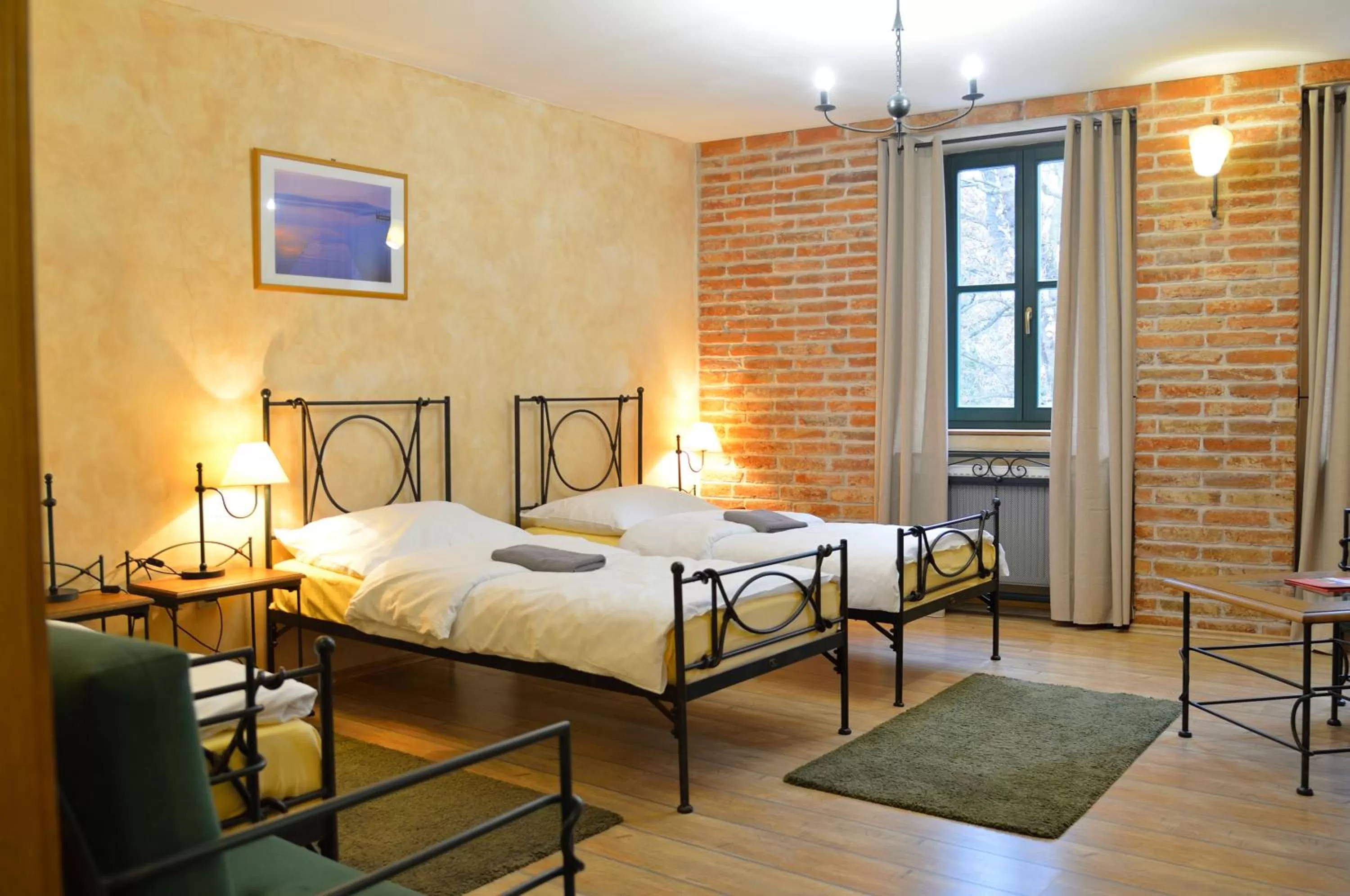 Bed in Hotel Via Ironia