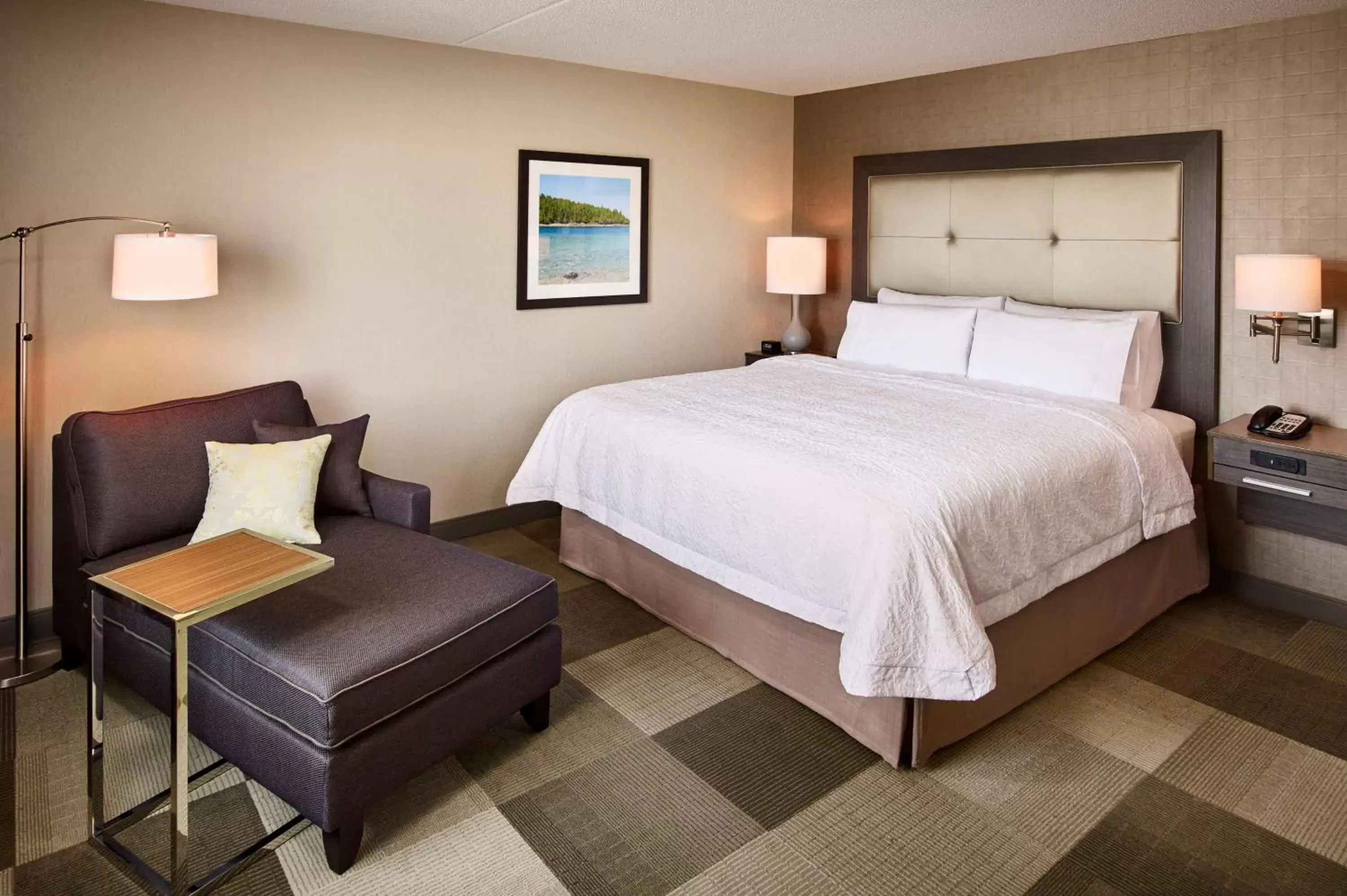 Bed in Hampton Inn by Hilton Sarnia/Point Edward