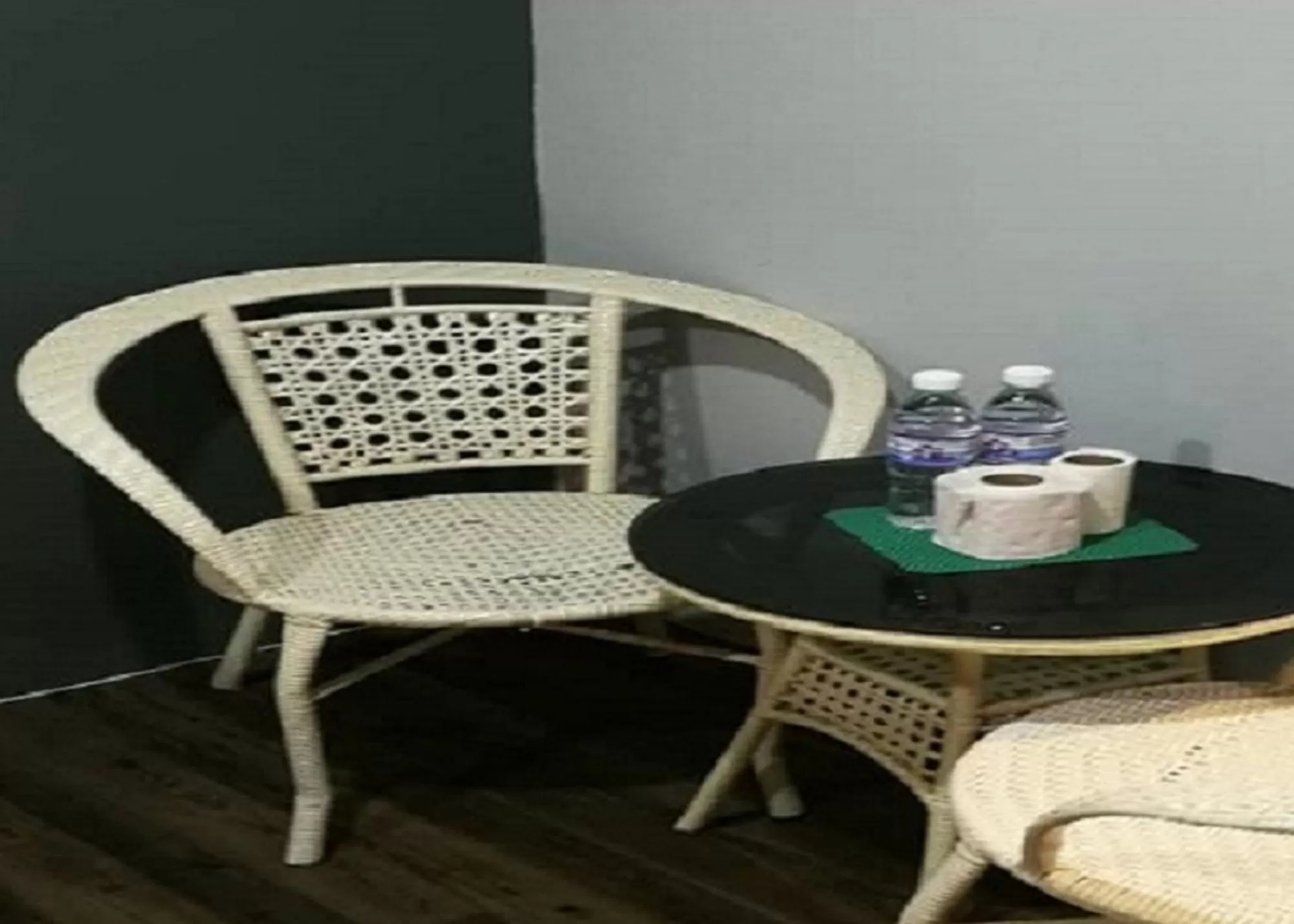 Seating area in Lucky Hotel