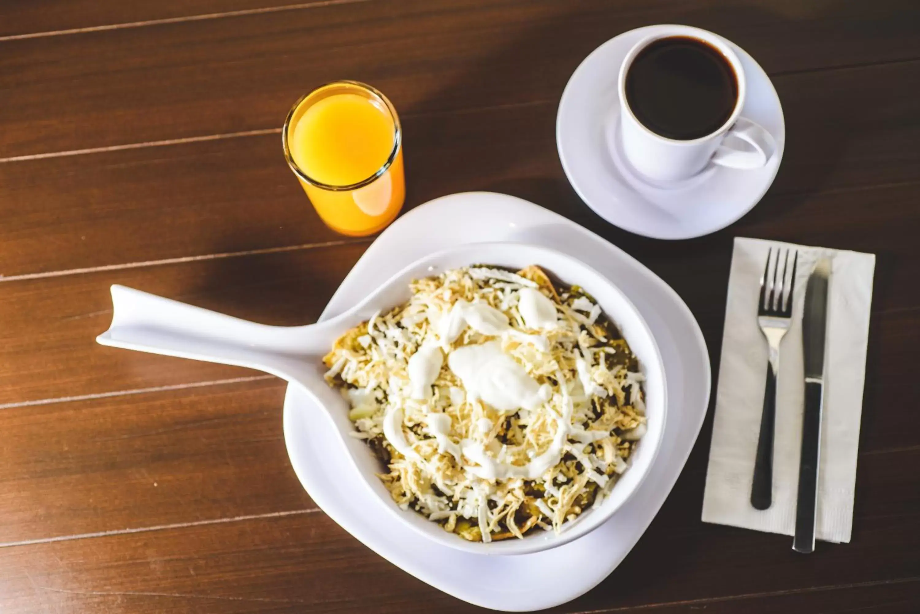 Breakfast in Posada del Ángel