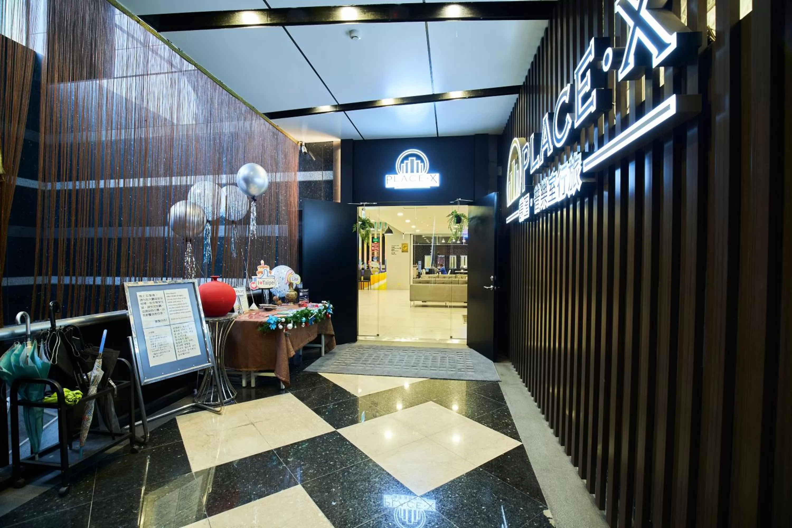 Lobby or reception in Place‧X Hotel