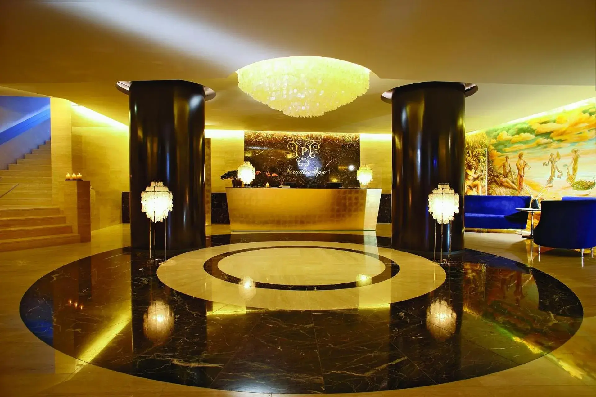 Lobby or reception in Grand Hotel Bernardin Lobby or reception in Grand Hotel Bernardin