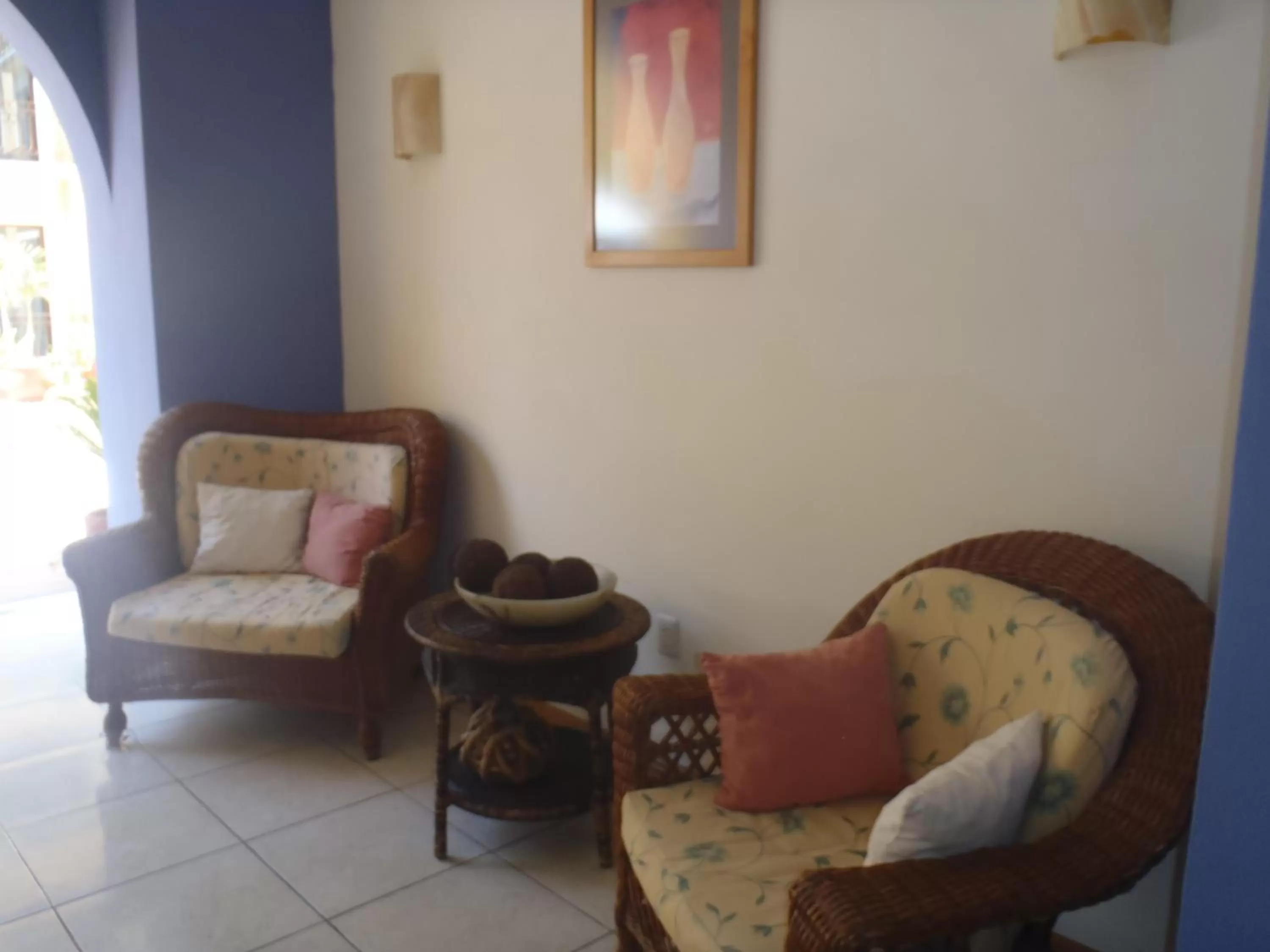 Decorative detail, Seating Area in Hotel Casa Real Tehuacan