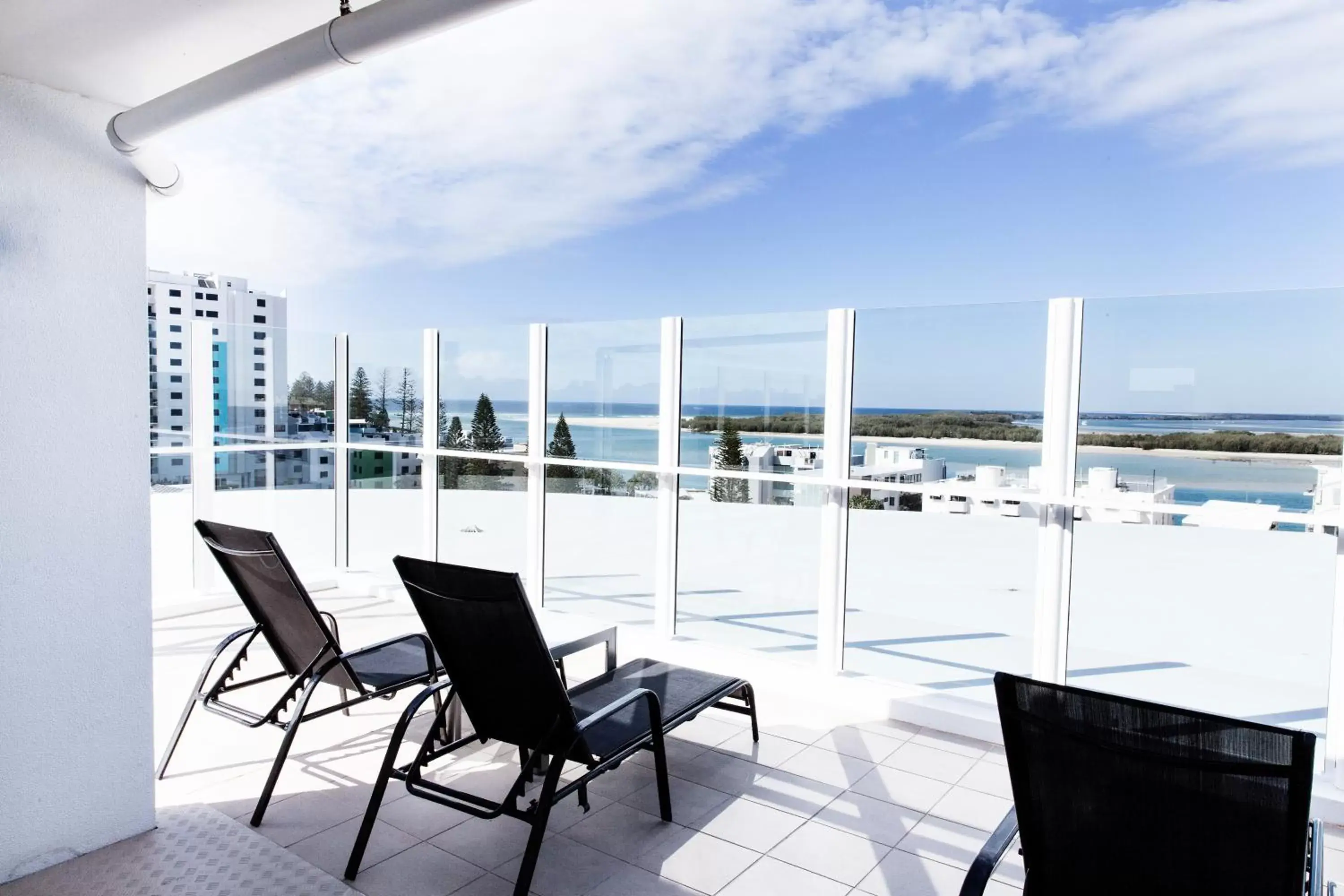 Balcony/Terrace in Ocean Views Resort Caloundra