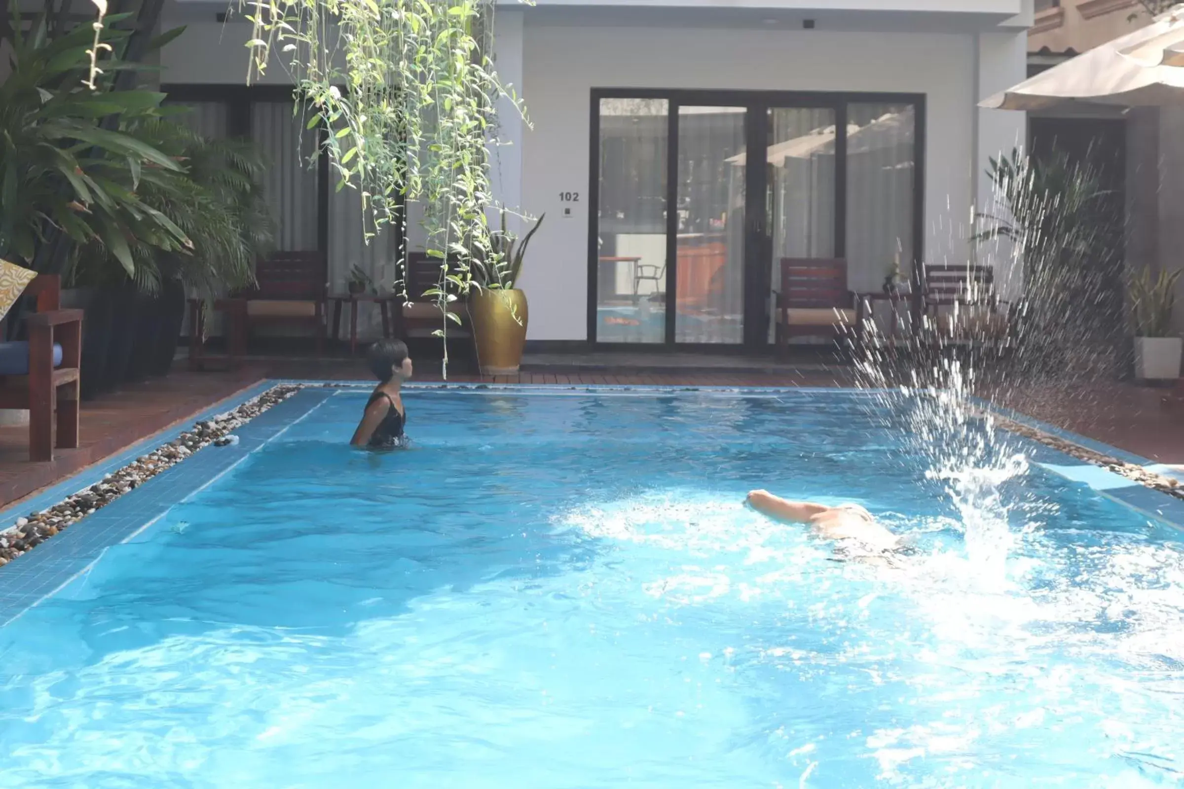 Swimming pool in Siem Reap Palace Hotel & Spa Swimming pool in Siem Reap Palace Hotel & Spa