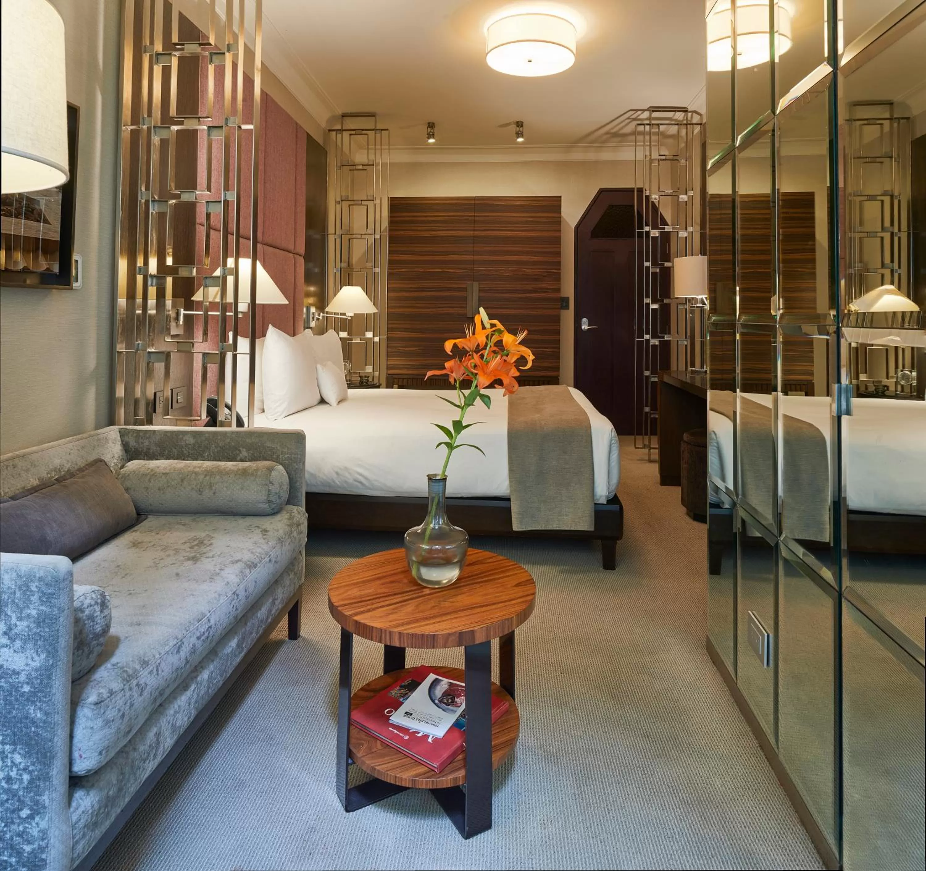 Living room, Bed in Hippodrome Hotel Condesa