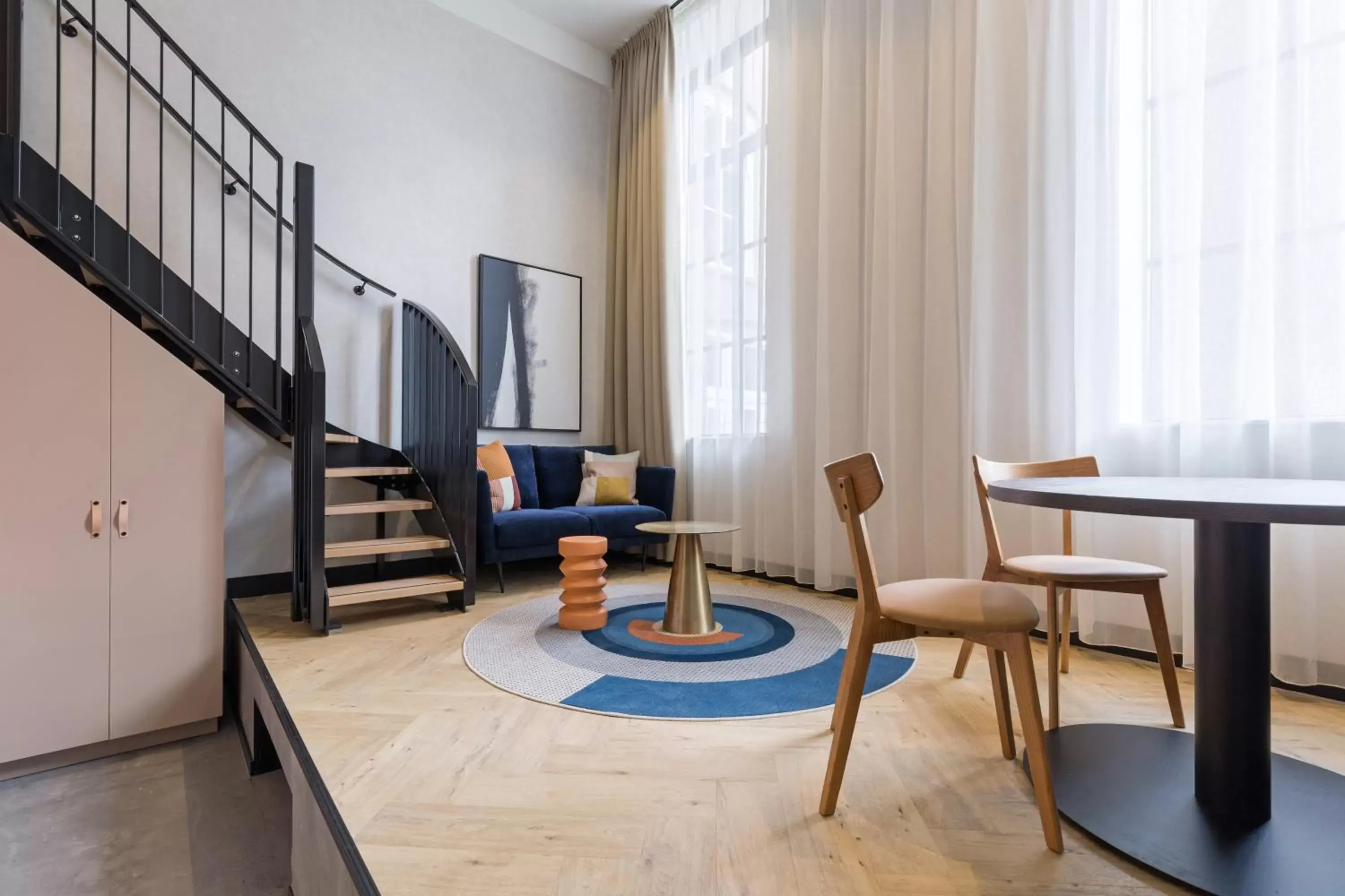 Living room, Seating Area in Ocean House Scheveningen