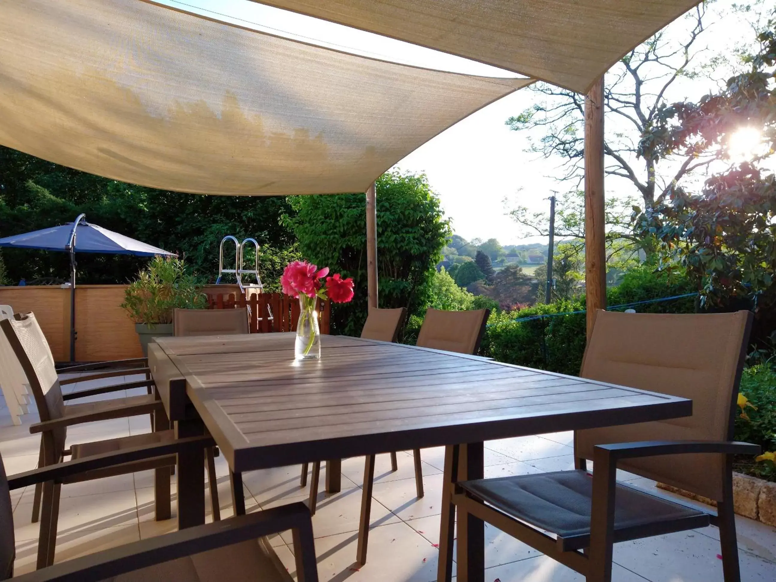 Seating area in La Colline