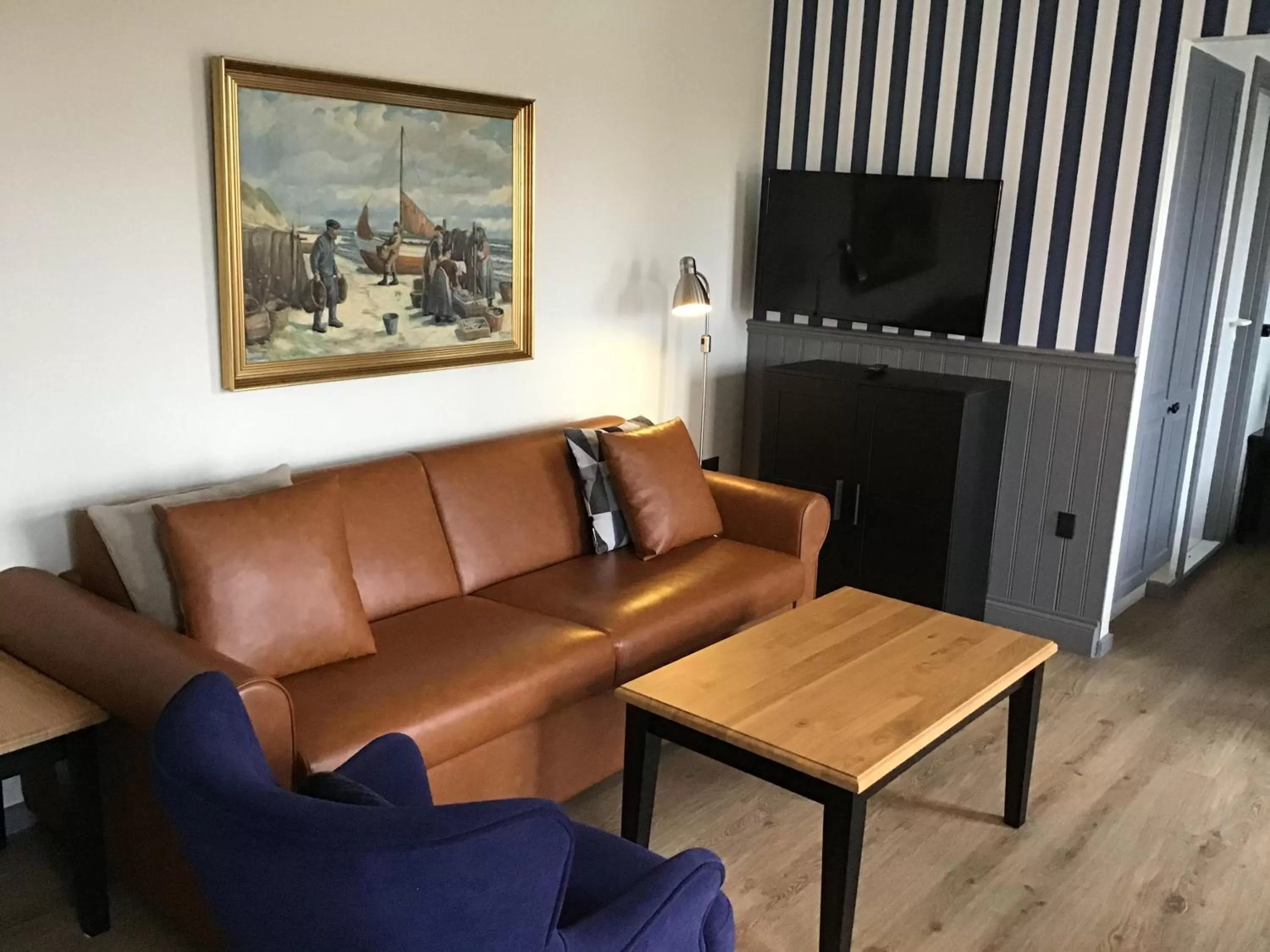 Living room in Løkken Badehotel Apartments