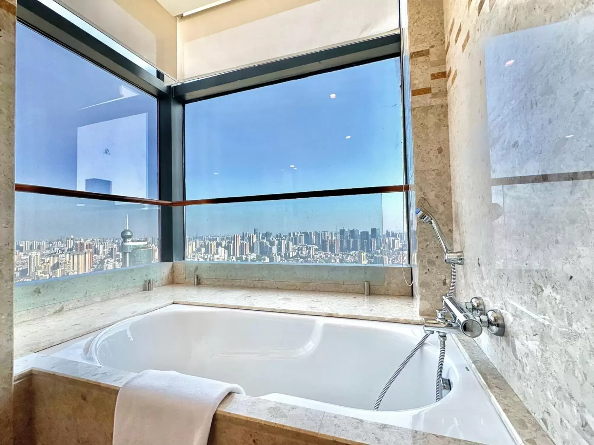 Bathroom in Swissotel Foshan, Guangdong - Free shuttle bus during canton fair complex during canton fair period