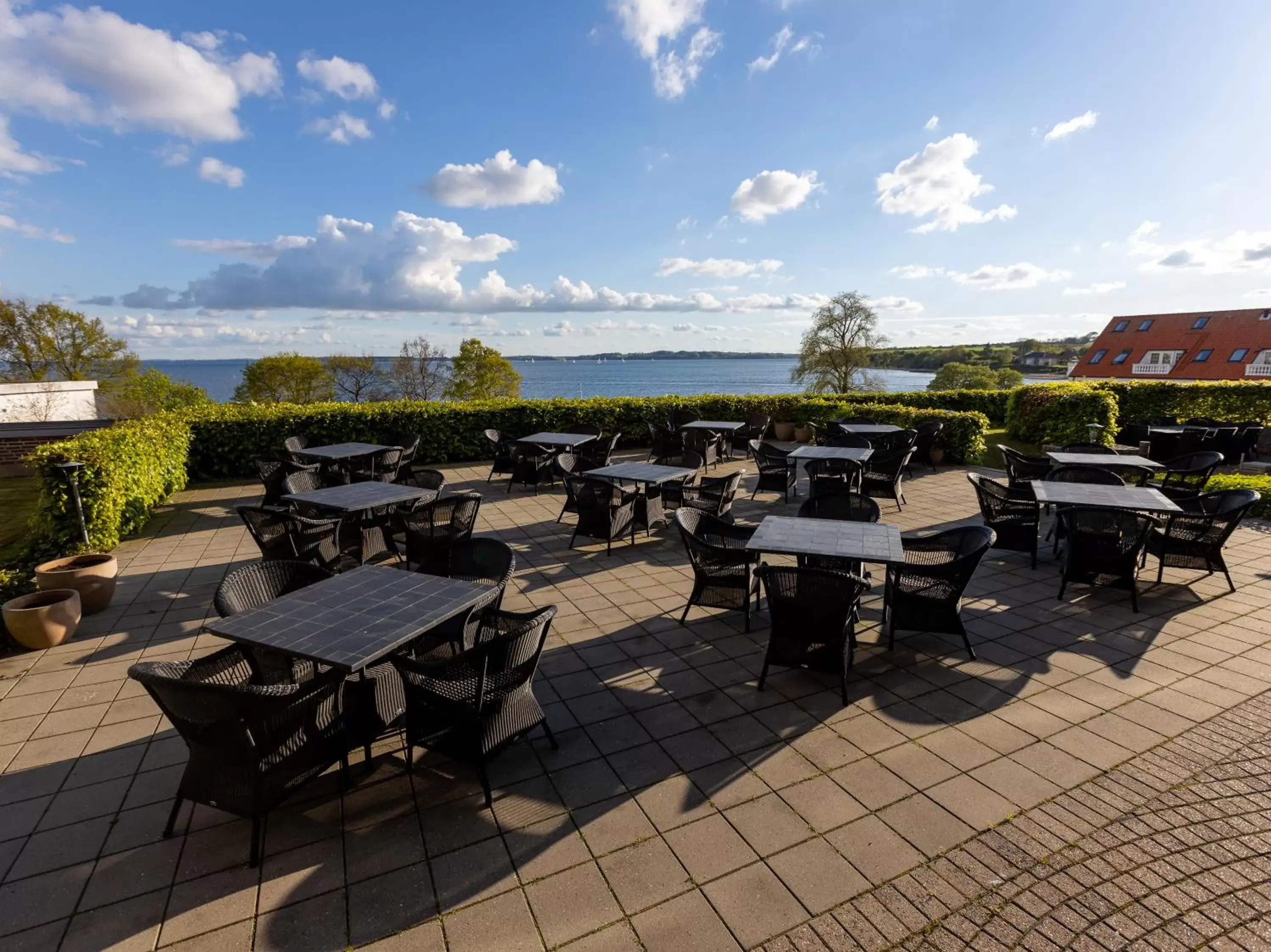 Balcony/Terrace, Restaurant/Places to Eat in Hotel Sonderborg Strand; Sure Hotel Collection by Best Western