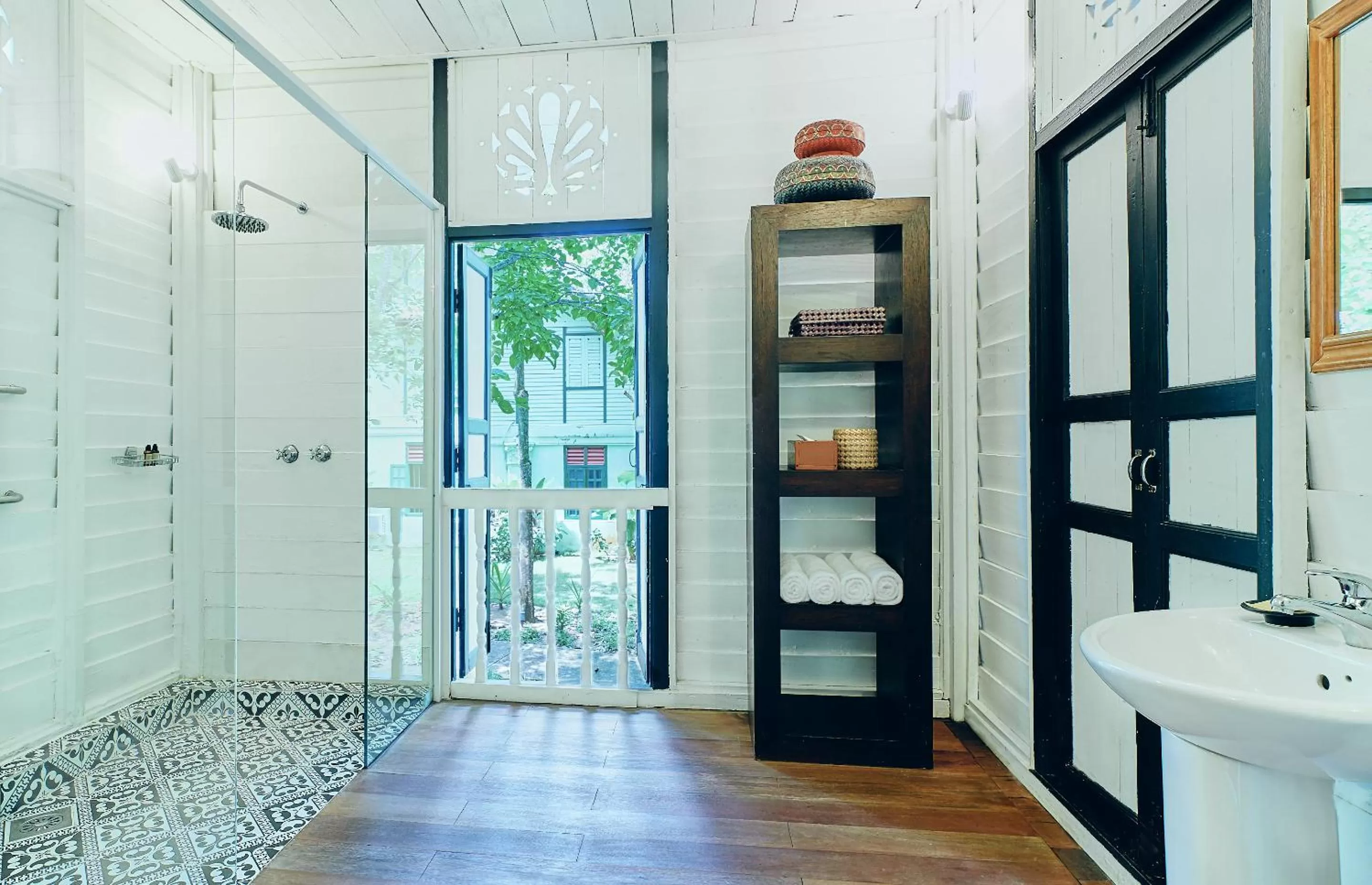 Bathroom in Temple Tree Resort