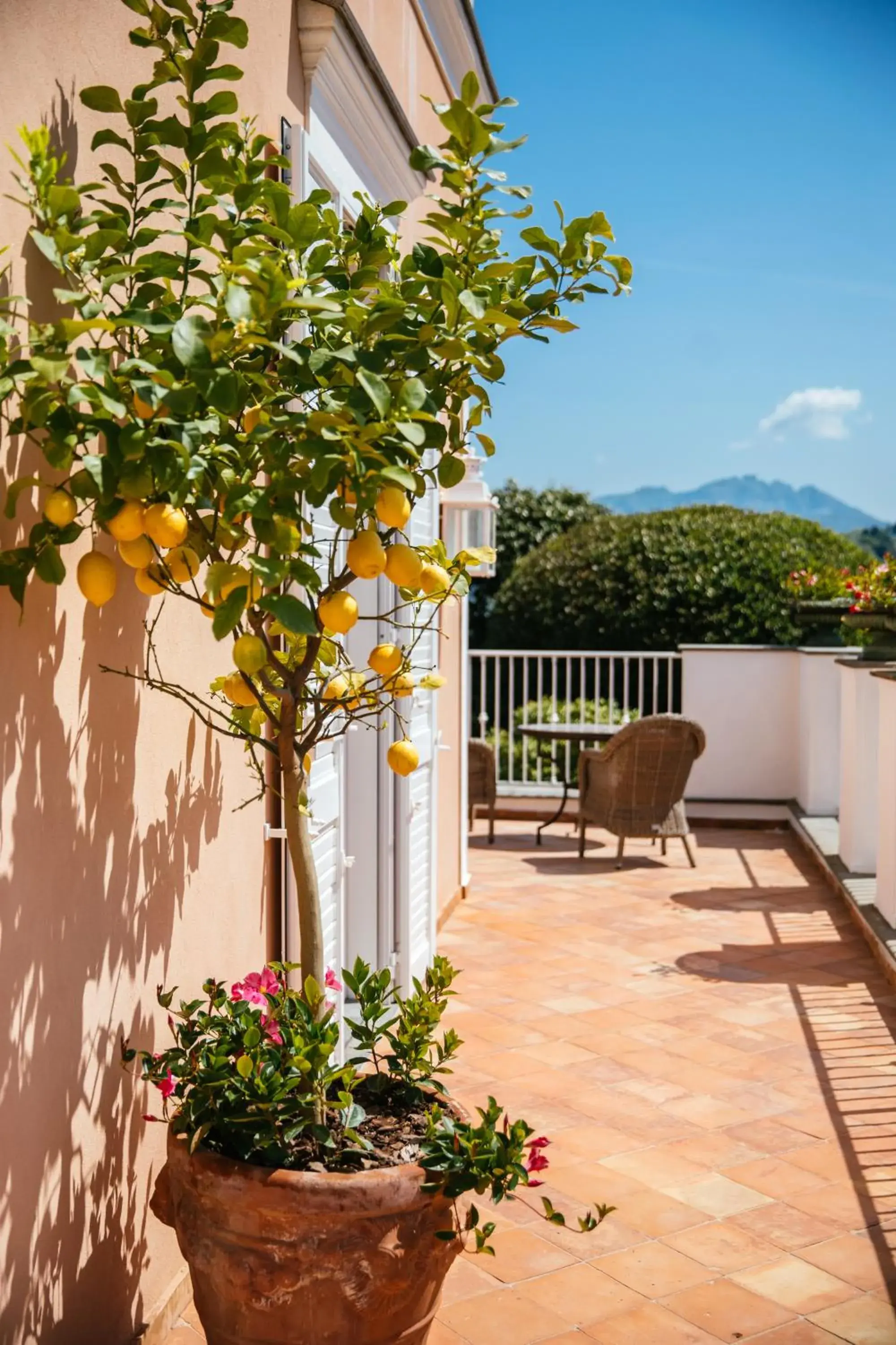 Balcony/Terrace in Boutique Hotel Don Alfonso 1890