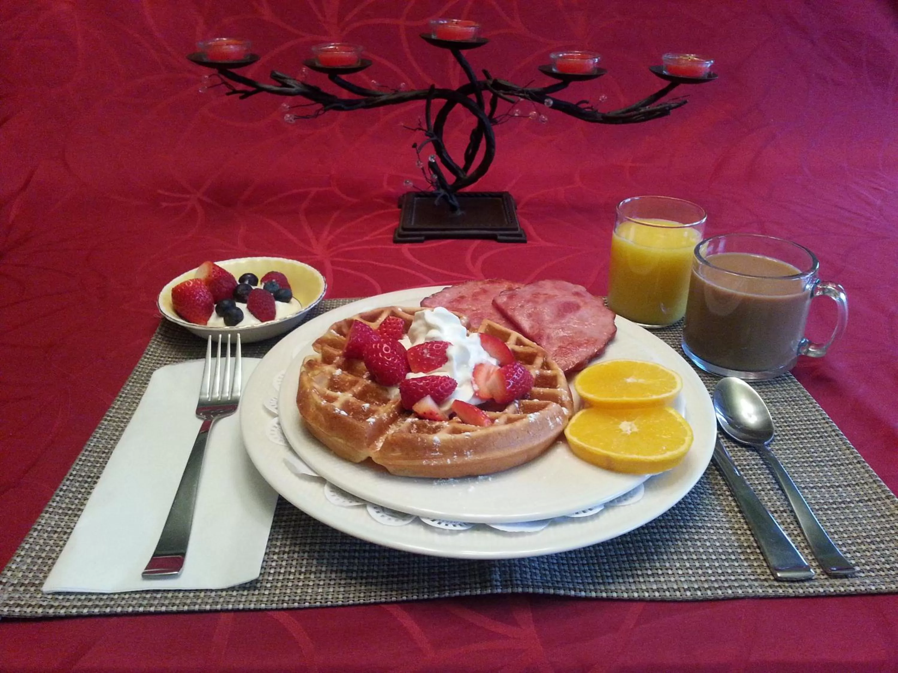 Breakfast in A Hidden Gem Bed and Breakfast