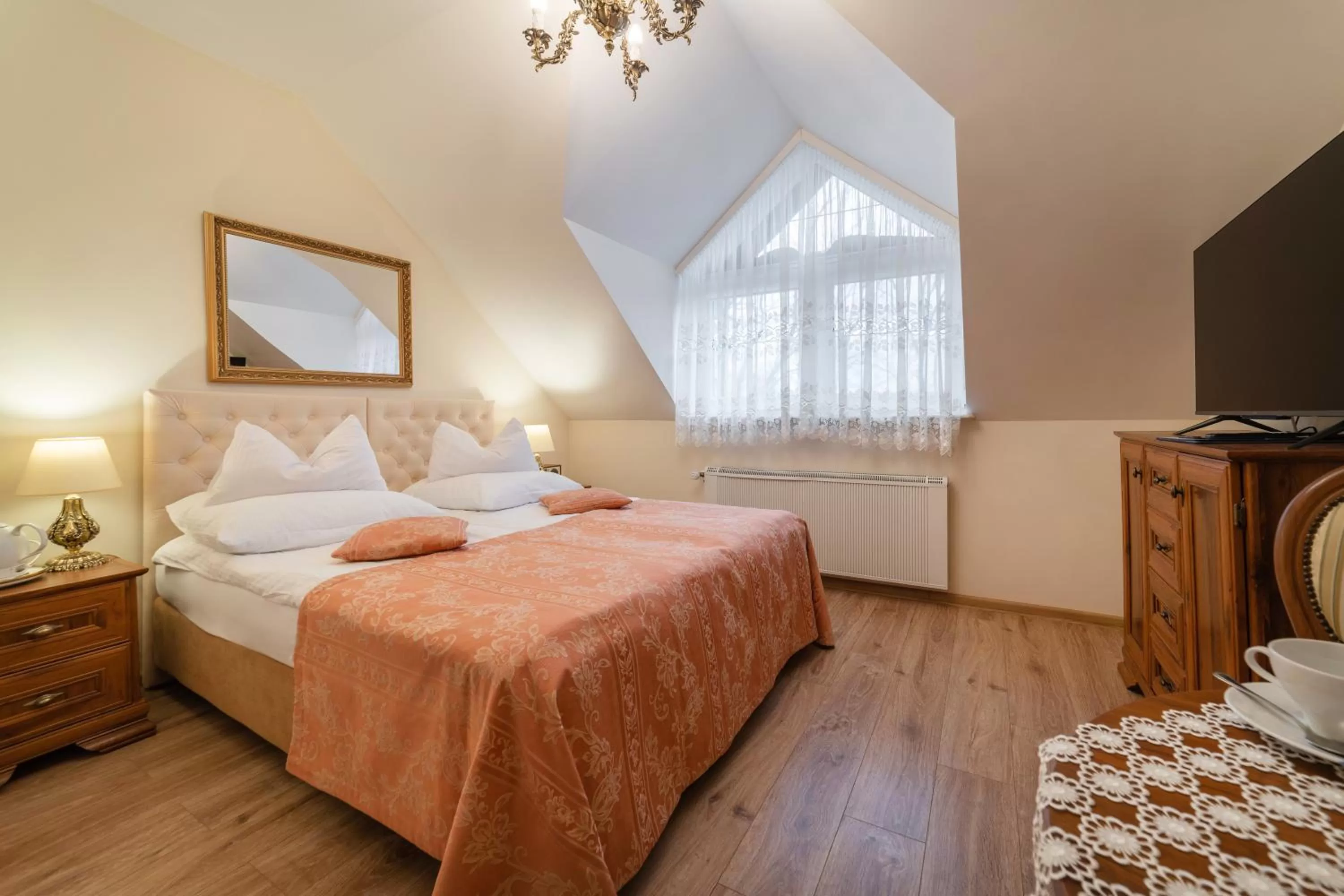 Bed in Pensjonat & Restauracja Admirał