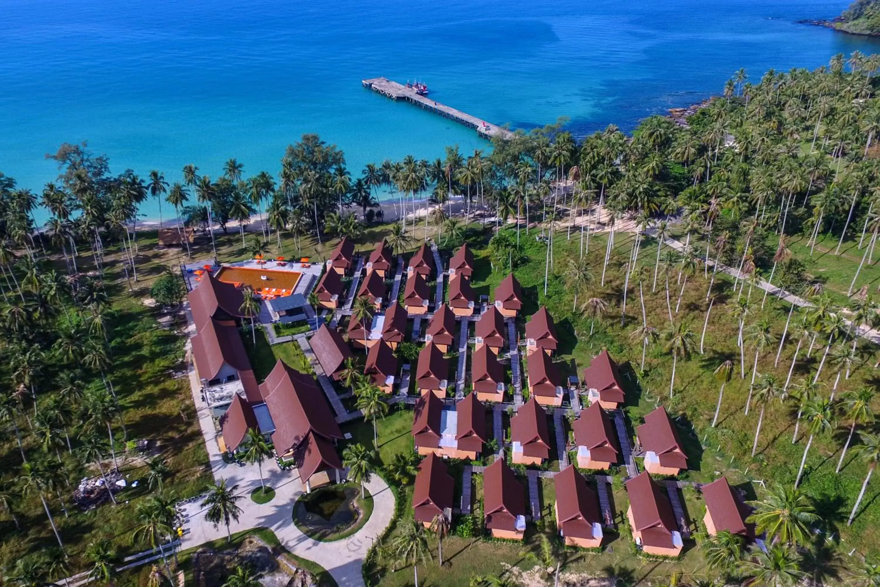 Bird's eye view, Bird's-eye View in Koh Kood Paradise Beach