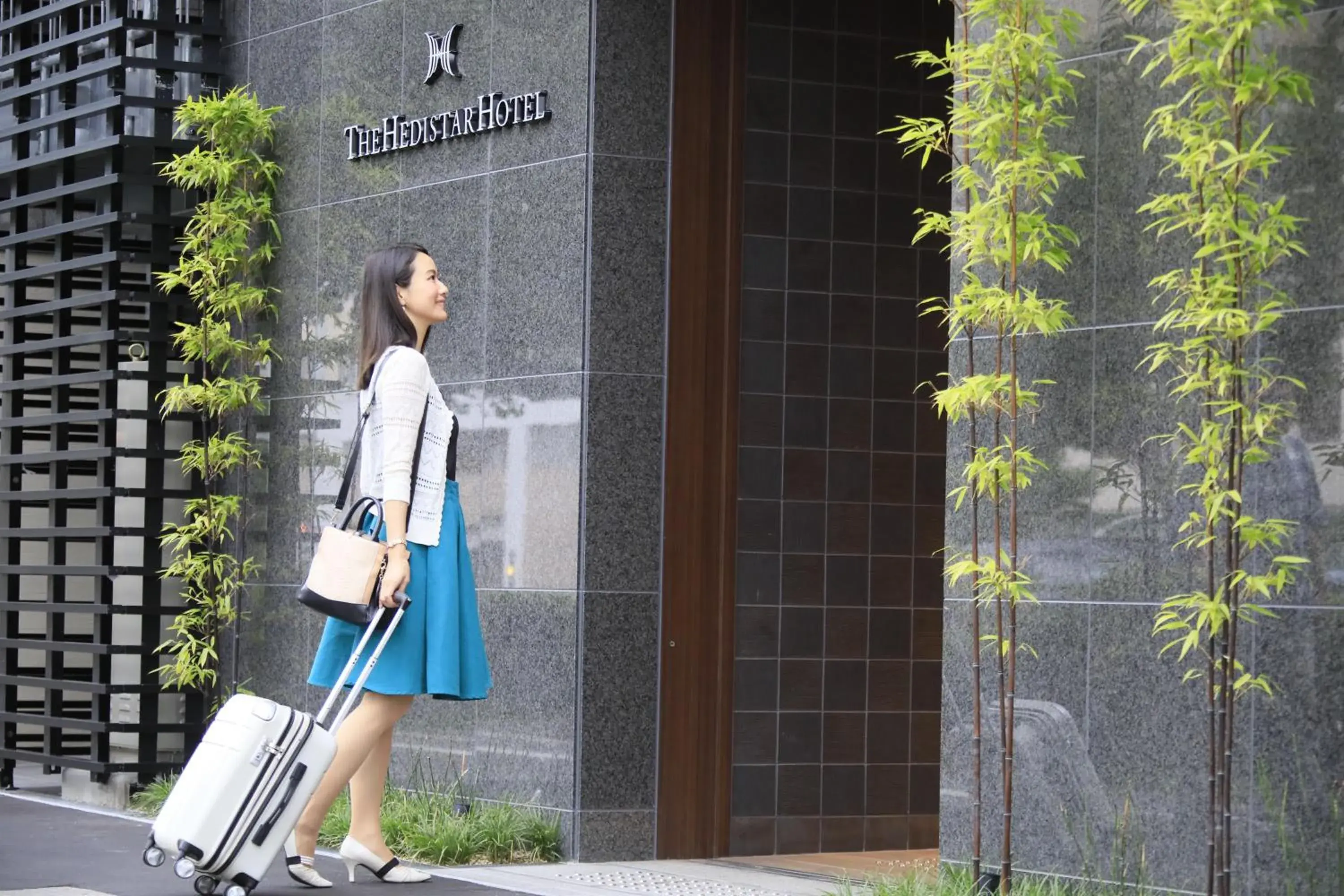 Facade/entrance in The Hedistar Hotel Kyoto Nijo