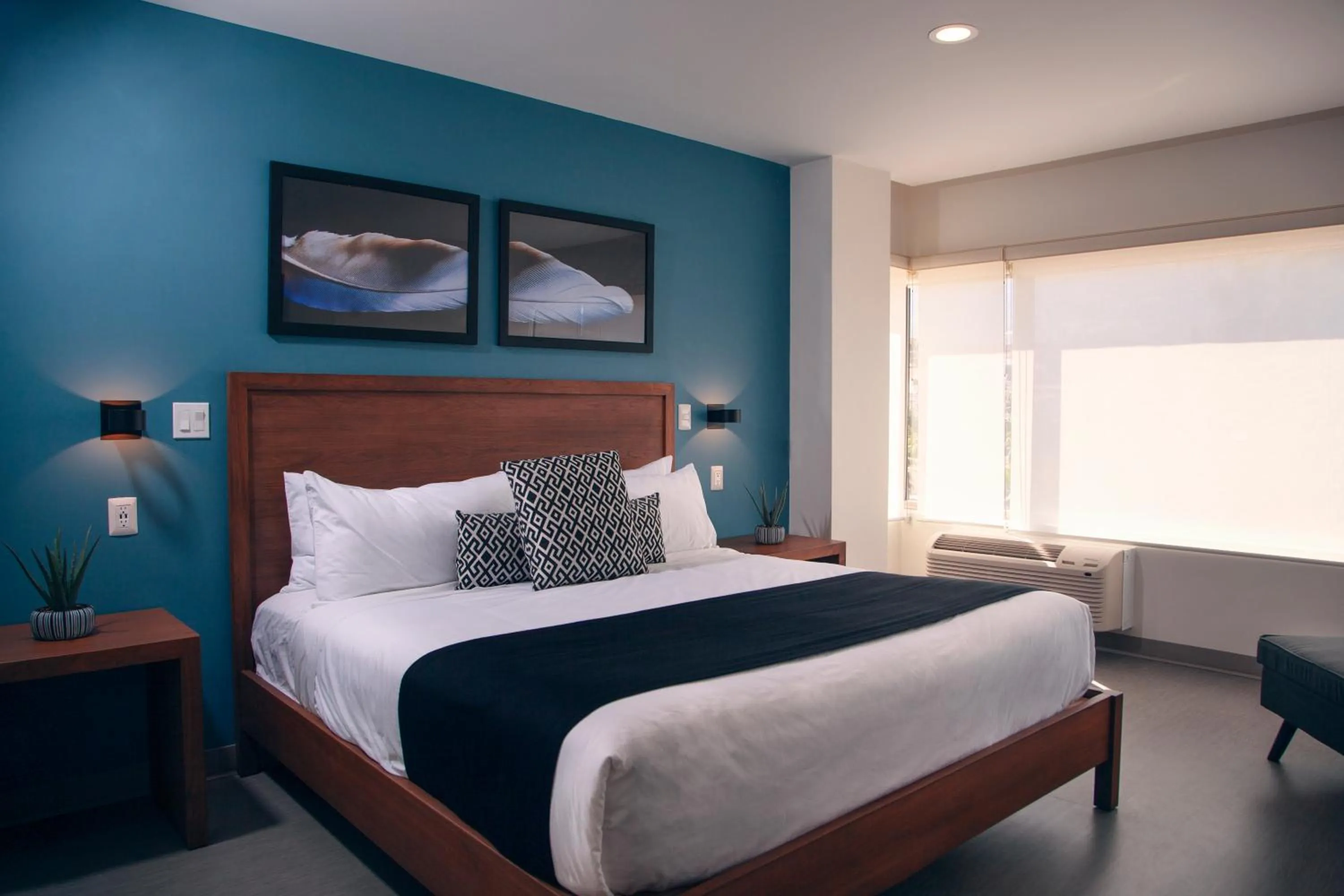 Bed in Hotel Kumiai Inn