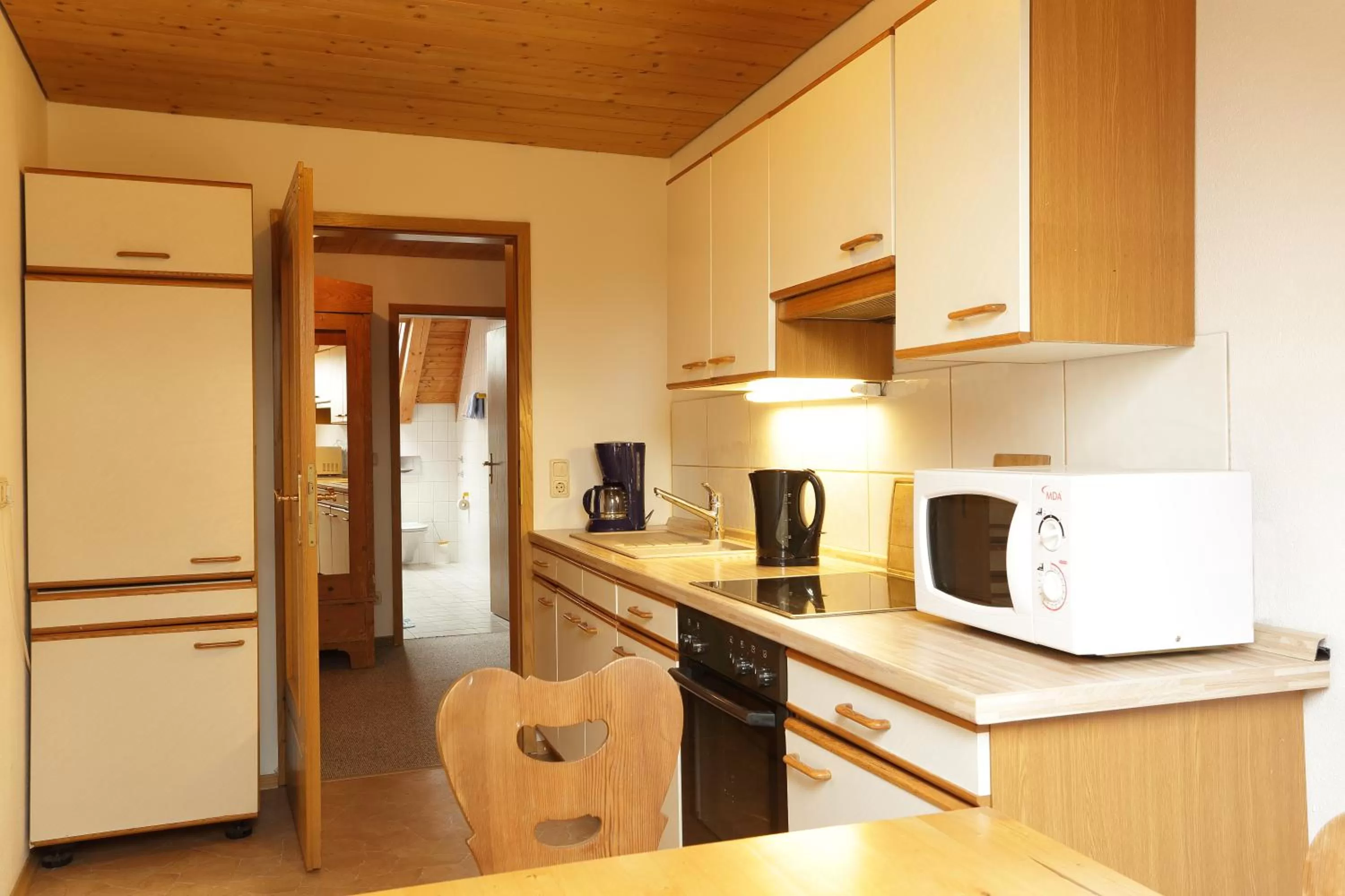 Kitchen or kitchenette in Gasthaus zur Moosmühle