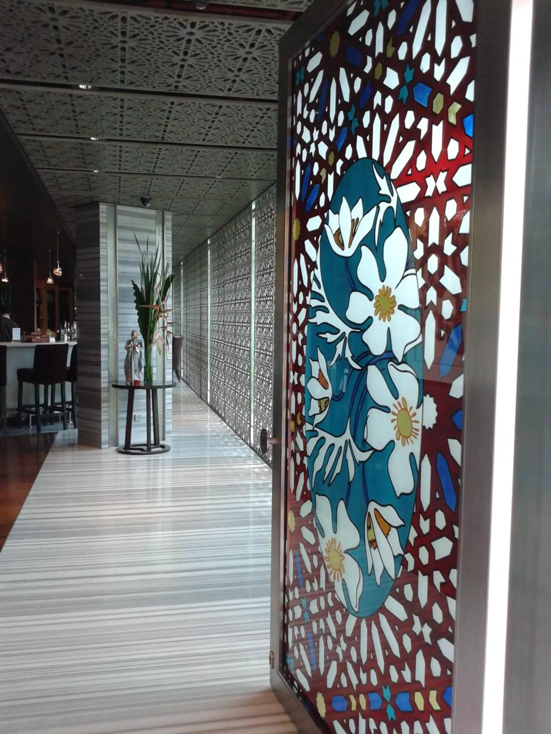 Decorative detail in Maduzi Hotel, Bangkok - Asoke