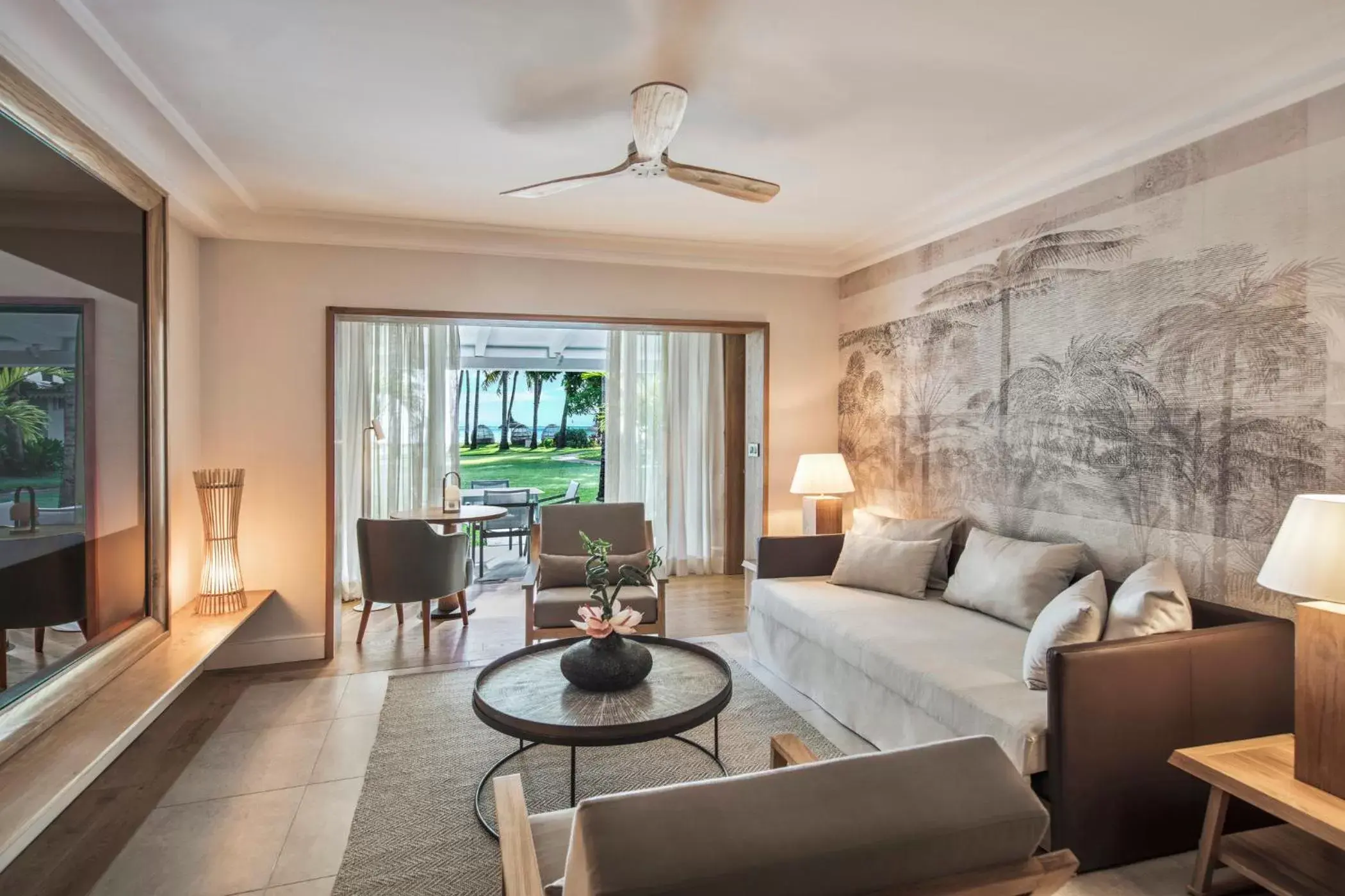 Living room, Seating Area in Sugar Beach Mauritius