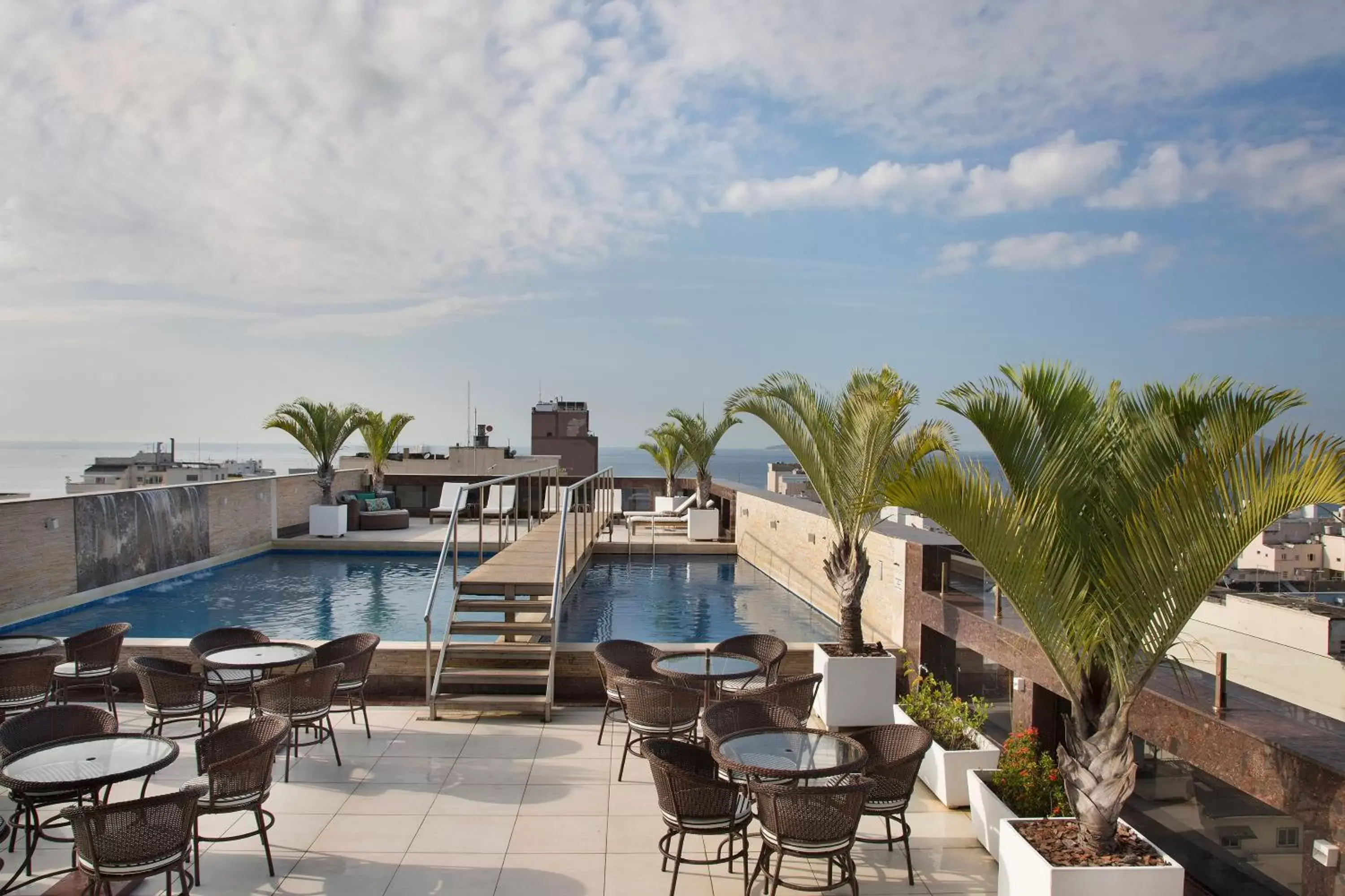 Balcony/Terrace, Swimming Pool in Royal Rio Palace Hotel