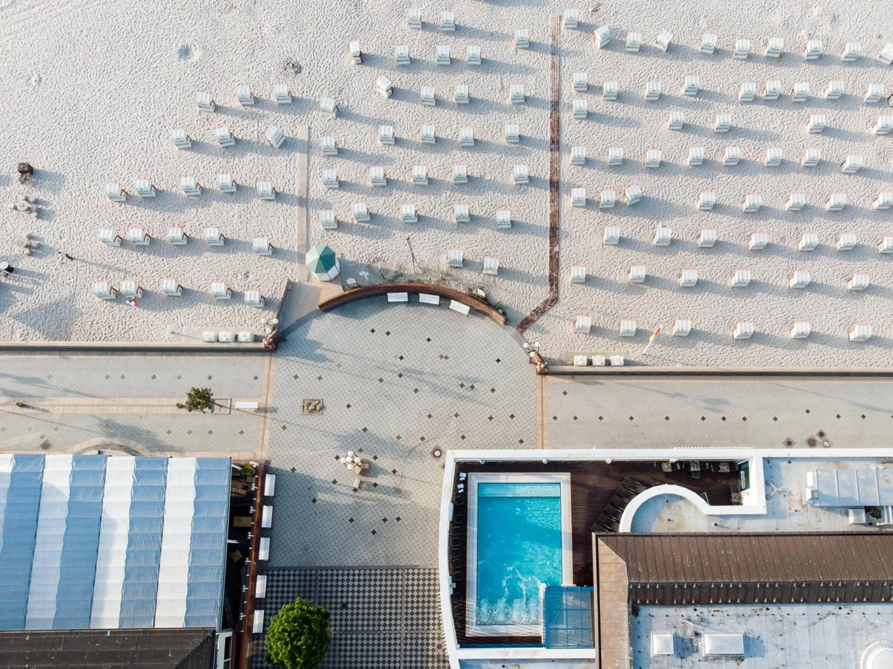 Bird's eye view in aja Grömitz