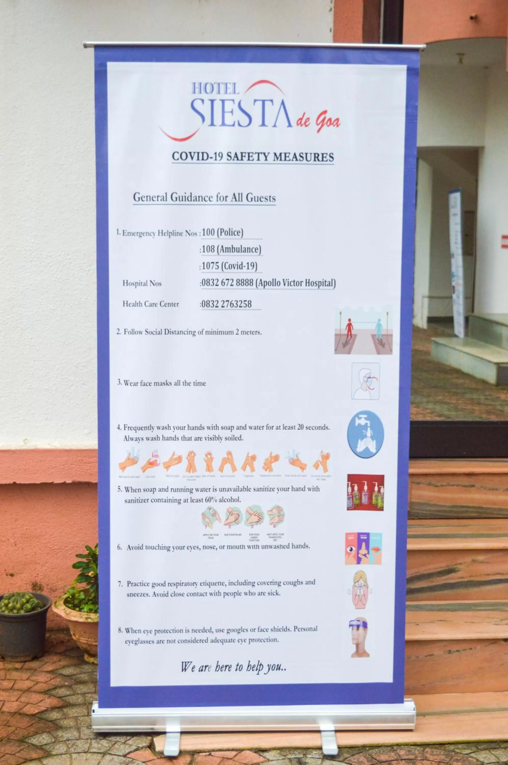 Property building in Hotel Siesta De Goa