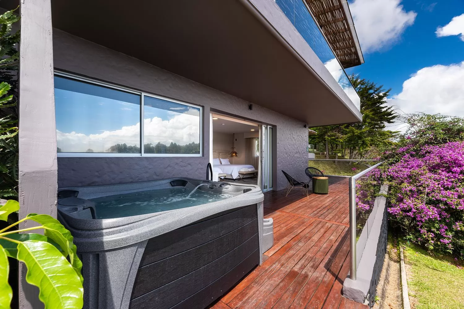 Natural landscape in Tau House