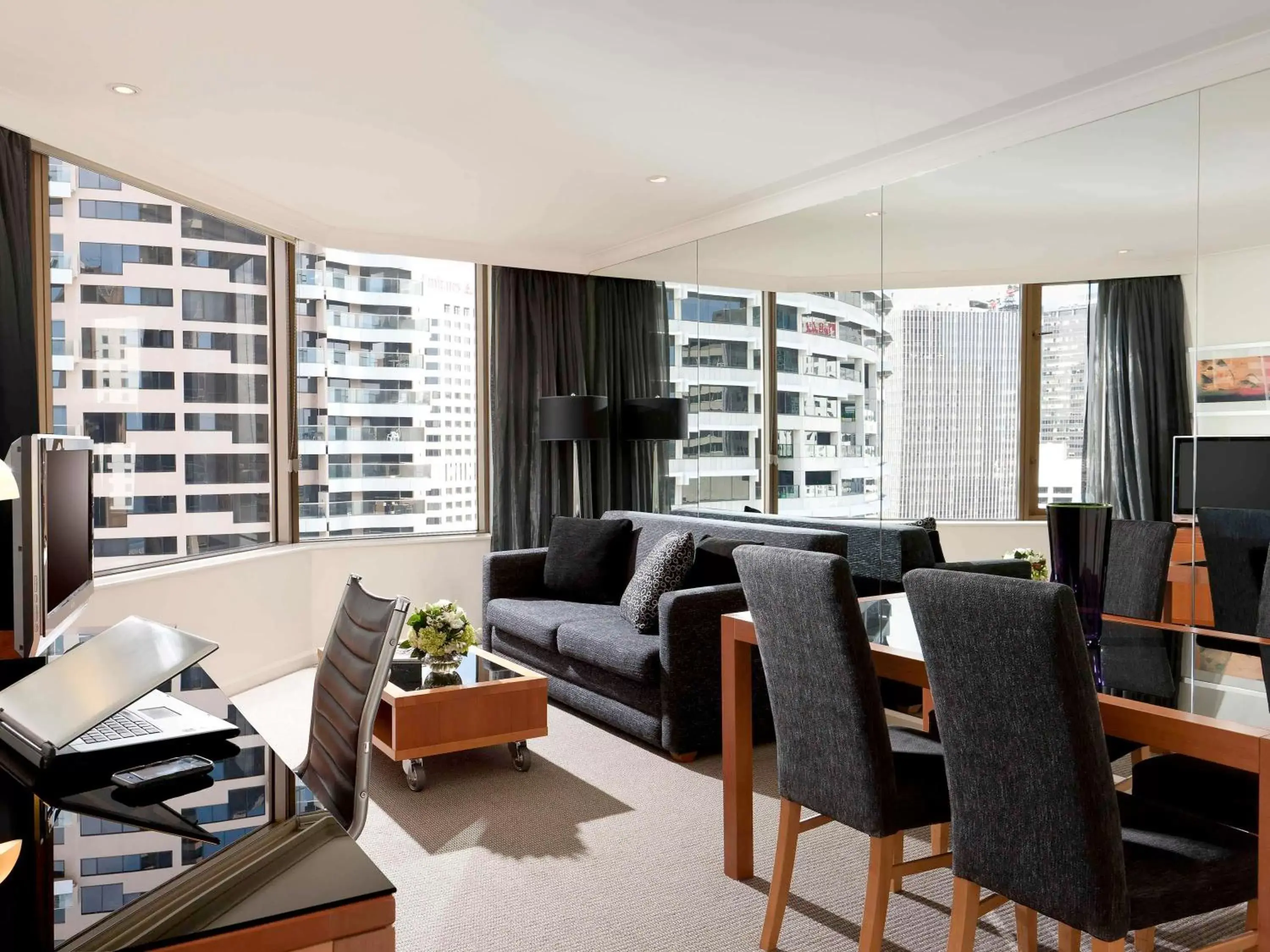 Bedroom, Seating Area in The Sebel Quay West Suites Sydney