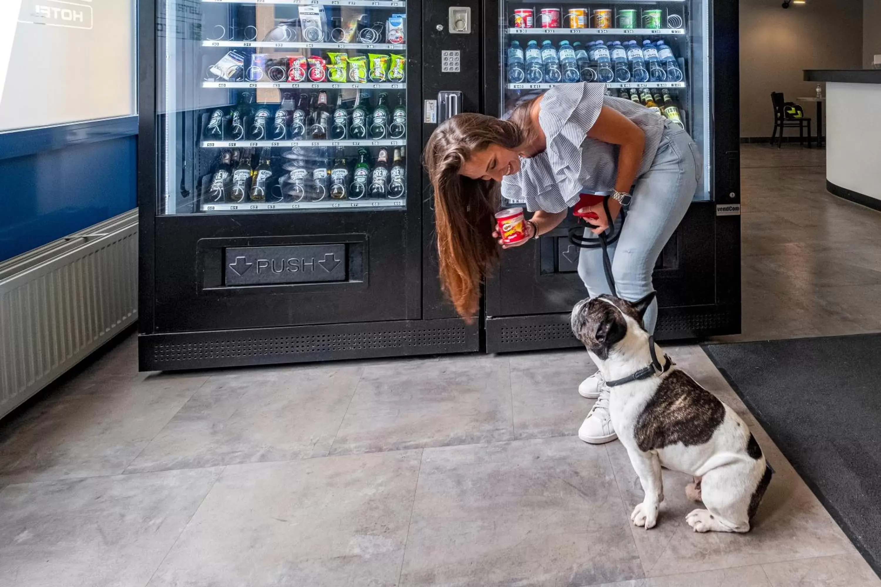 People, Pets in a&o München Hauptbahnhof