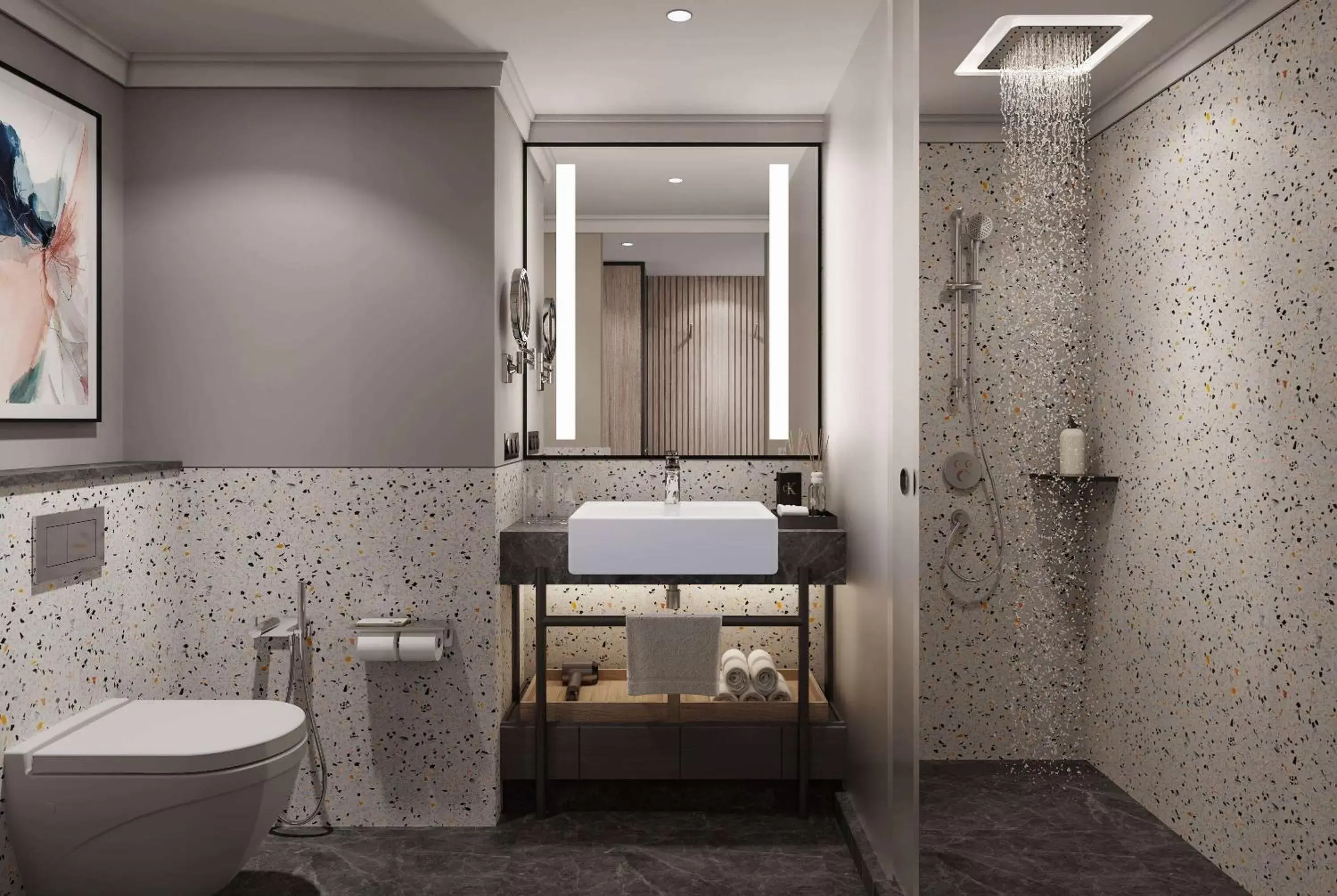 TV and multimedia, Bathroom in Ramada Encore by Wyndham Indore Nipania