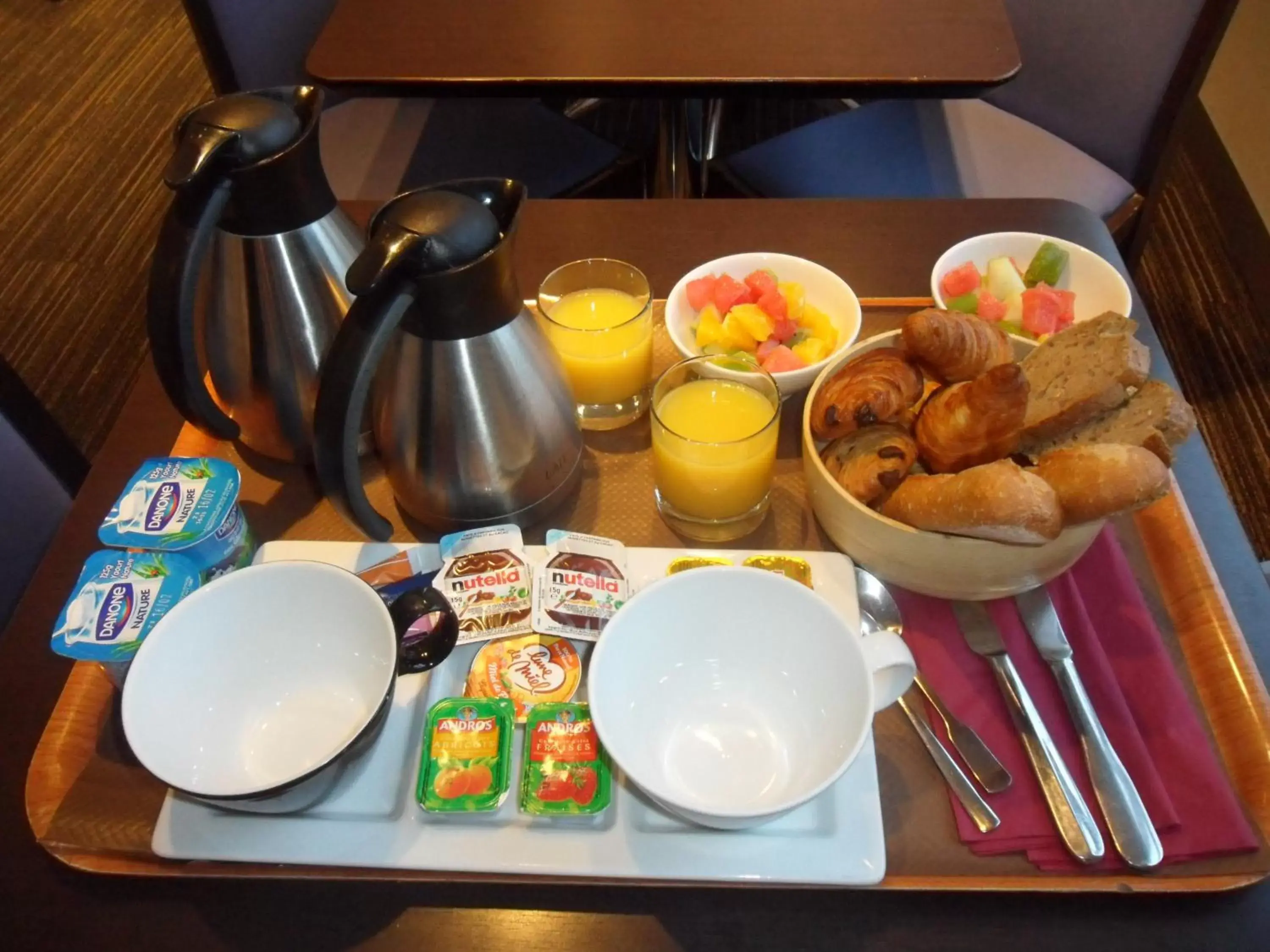 Breakfast in Novotel Amiens Pôle Jules Verne