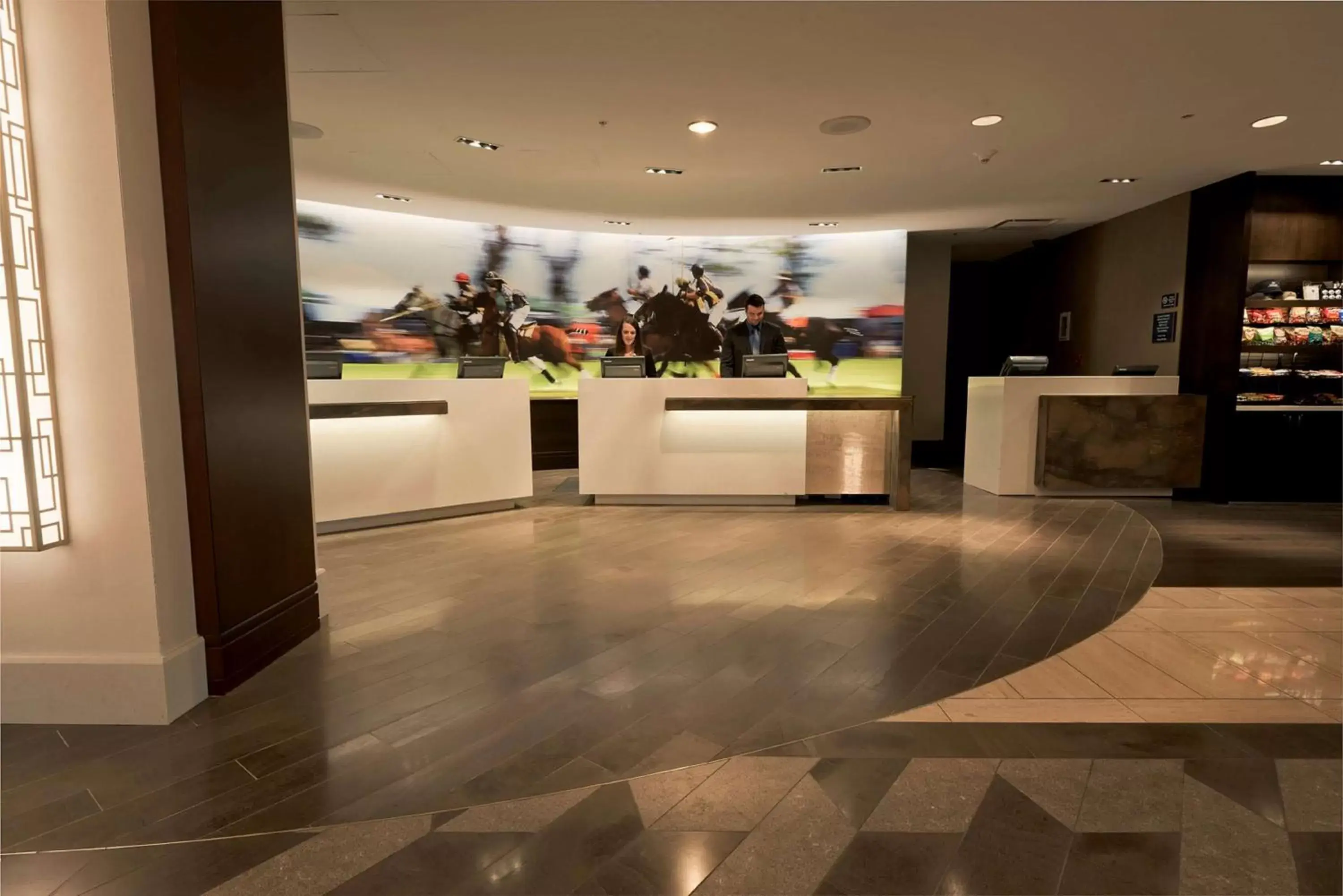 Lobby or reception in Hilton Chicago Oak Brook Hills Resort & Conference Center
