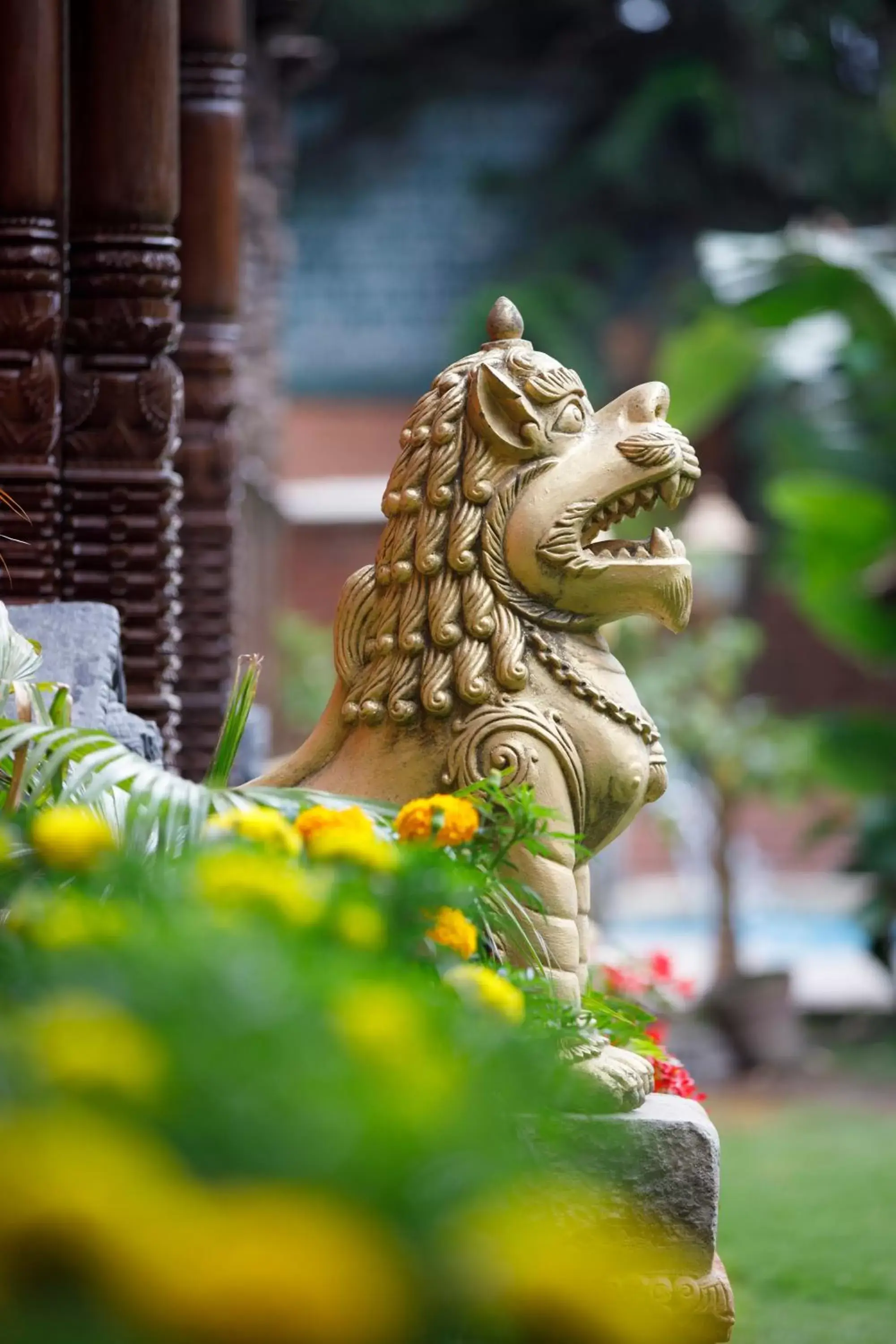 Garden in Hotel Manaslu