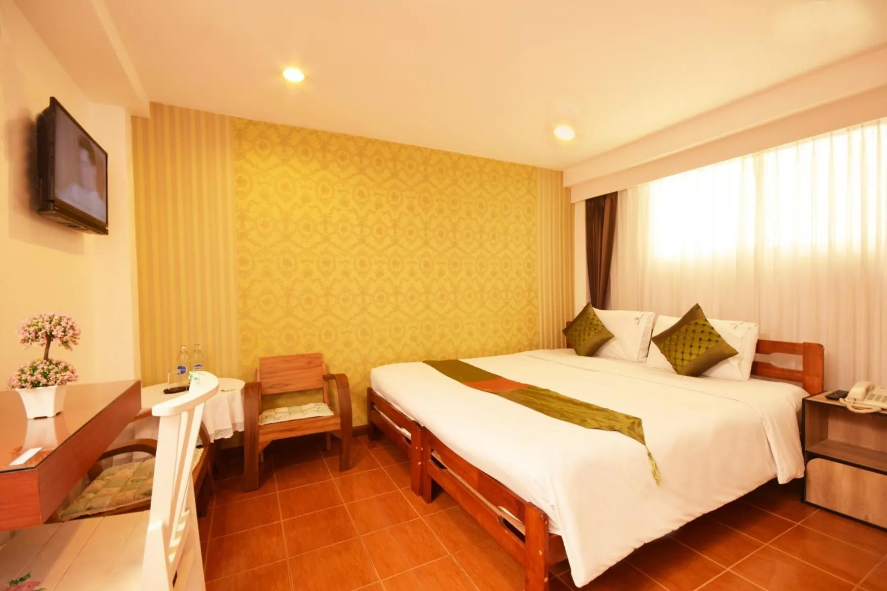 Bed in Blissotel Ratchada