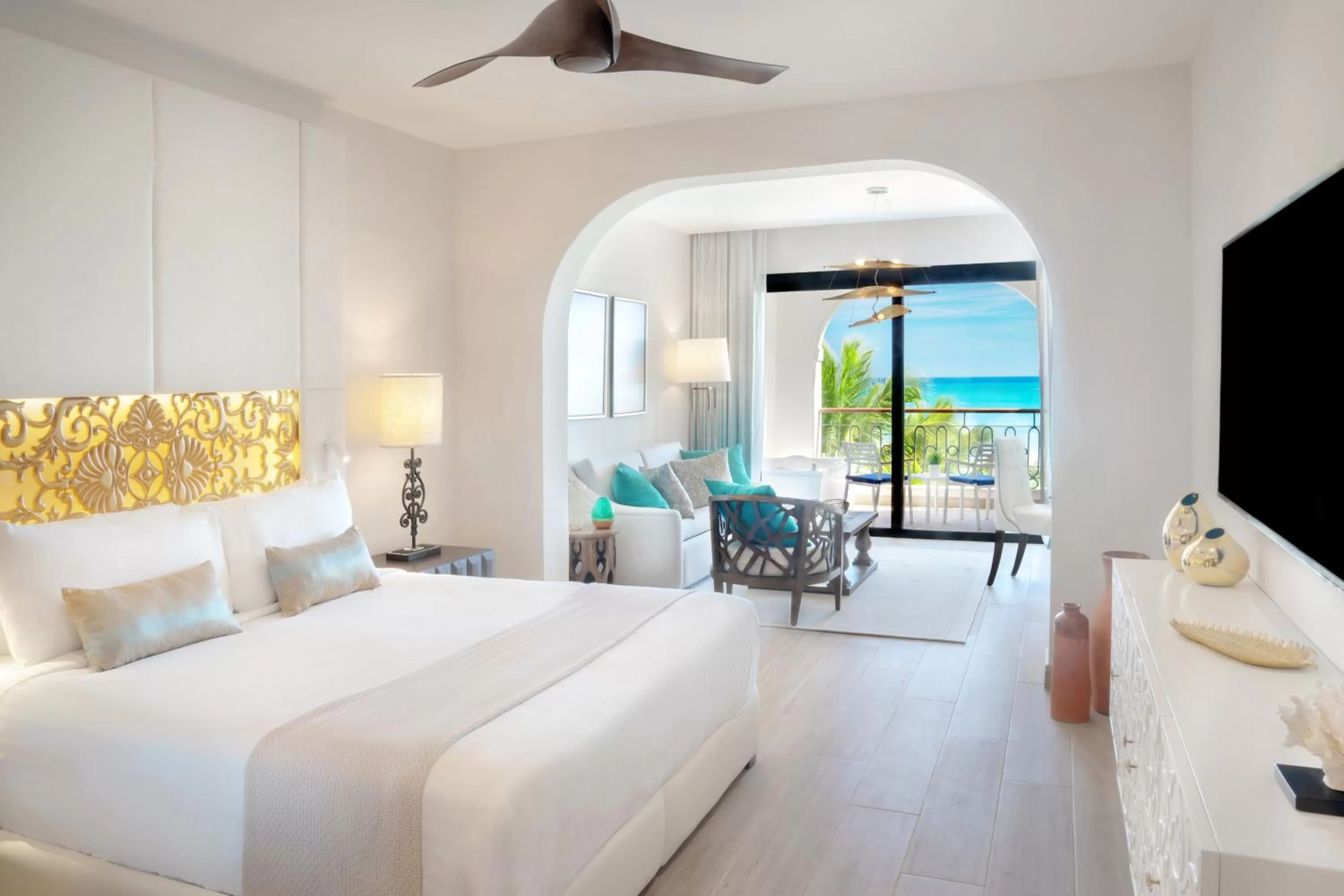 Bed in Sanctuary Cap Cana, a Luxury Collection Resort, Dominican Republic, Adult All-Inclusive