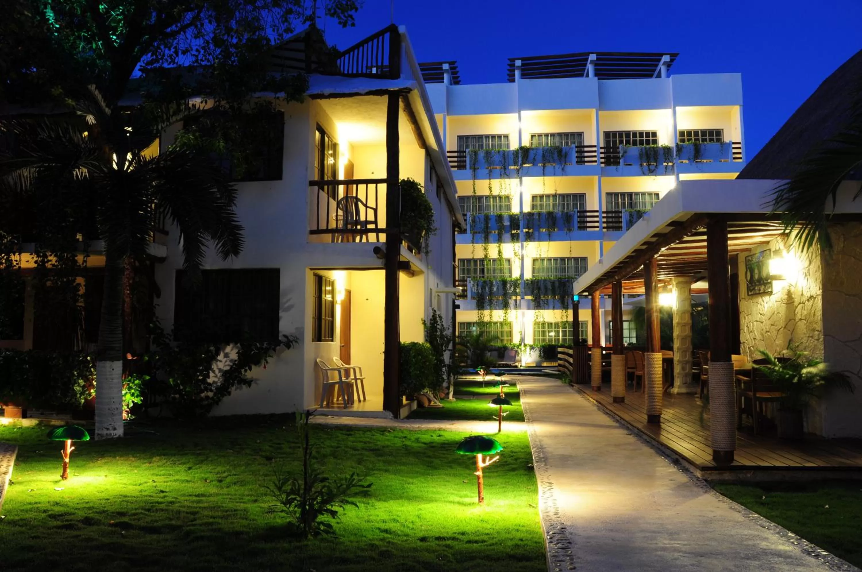 Property building in Posada Sian Kaan Playa del Carmen - Wellness Oriented Hotel