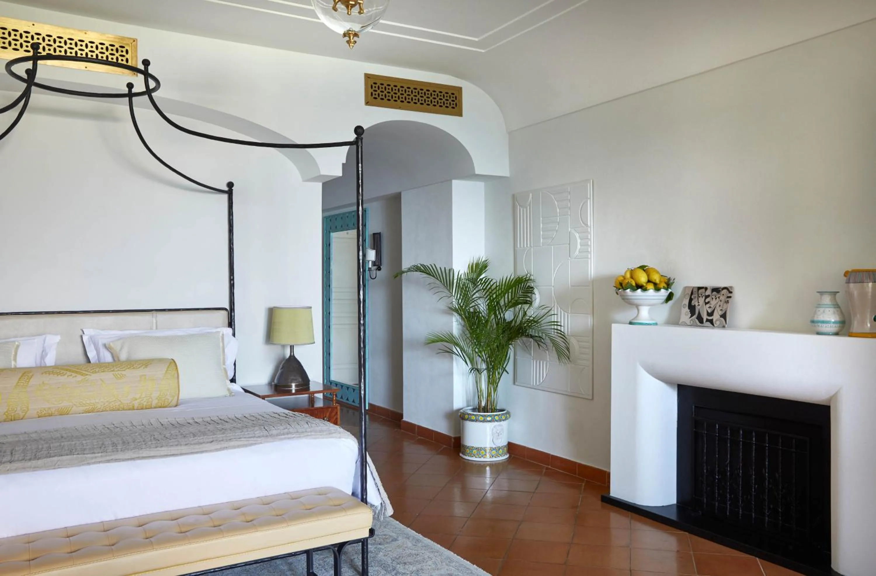 Bedroom, Bed in Caruso, A Belmond Hotel, Amalfi Coast