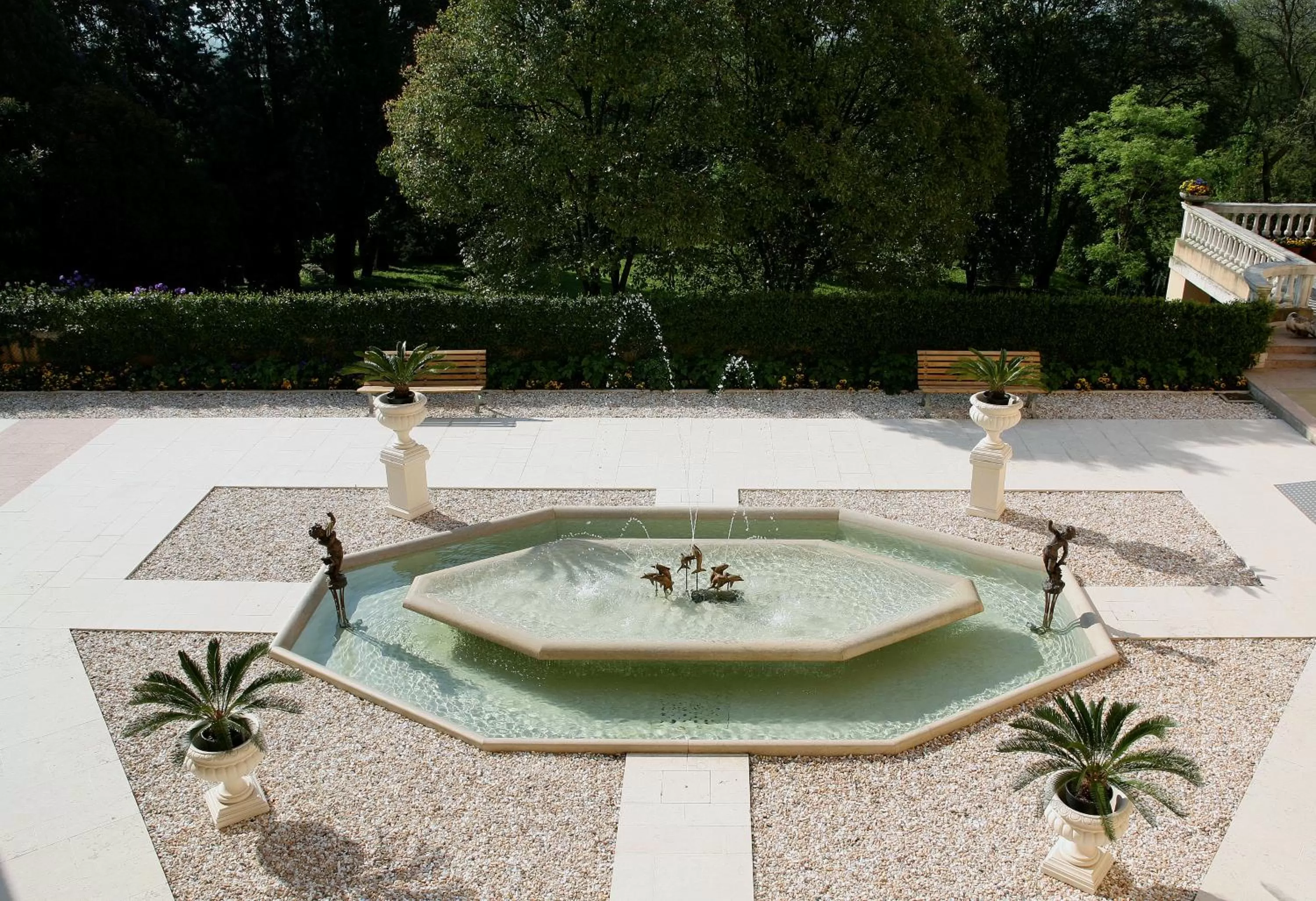Garden in Villa Scalabrini