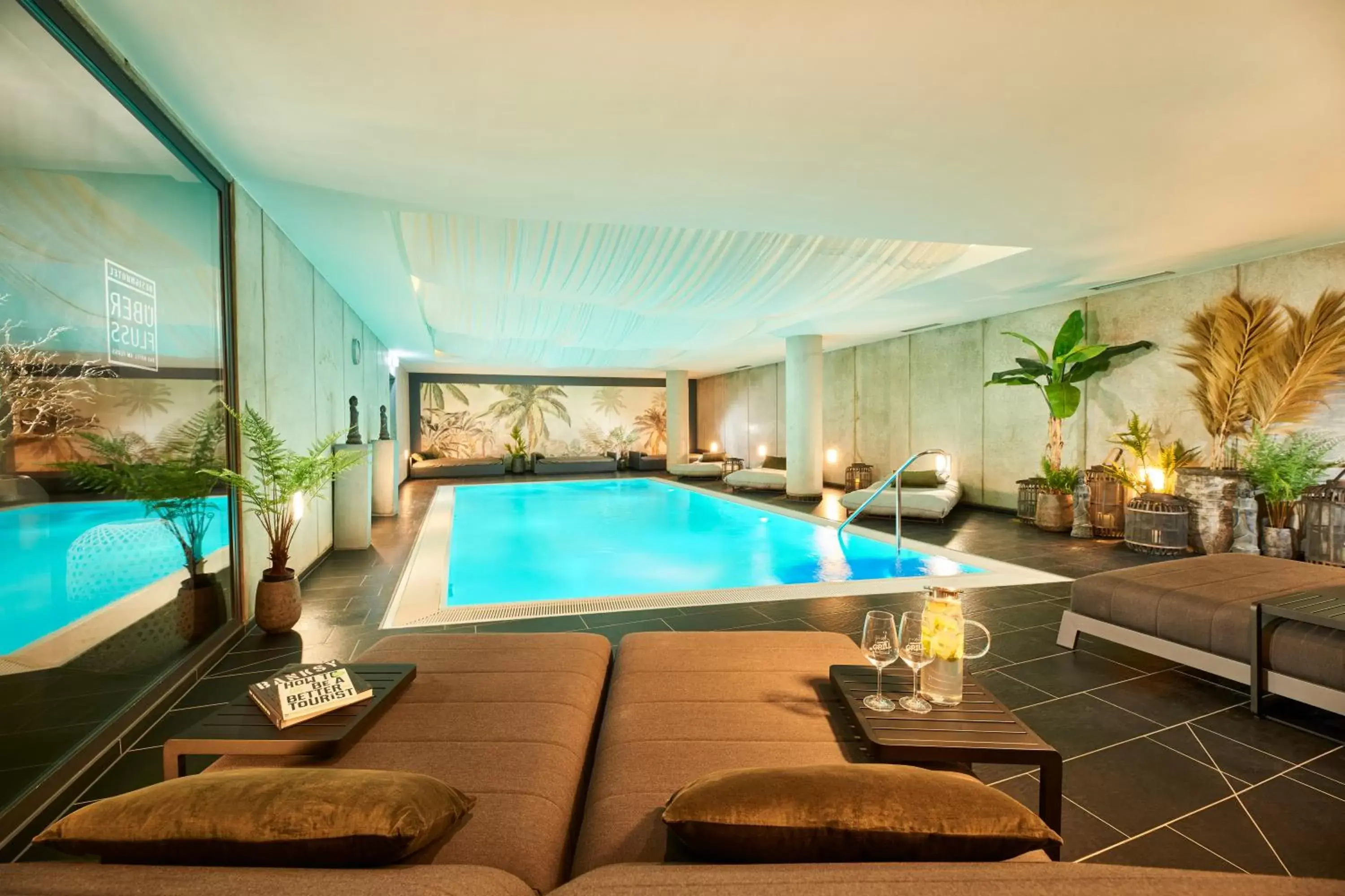 Spa and wellness centre/facilities, Swimming Pool in Designhotel ÜberFluss