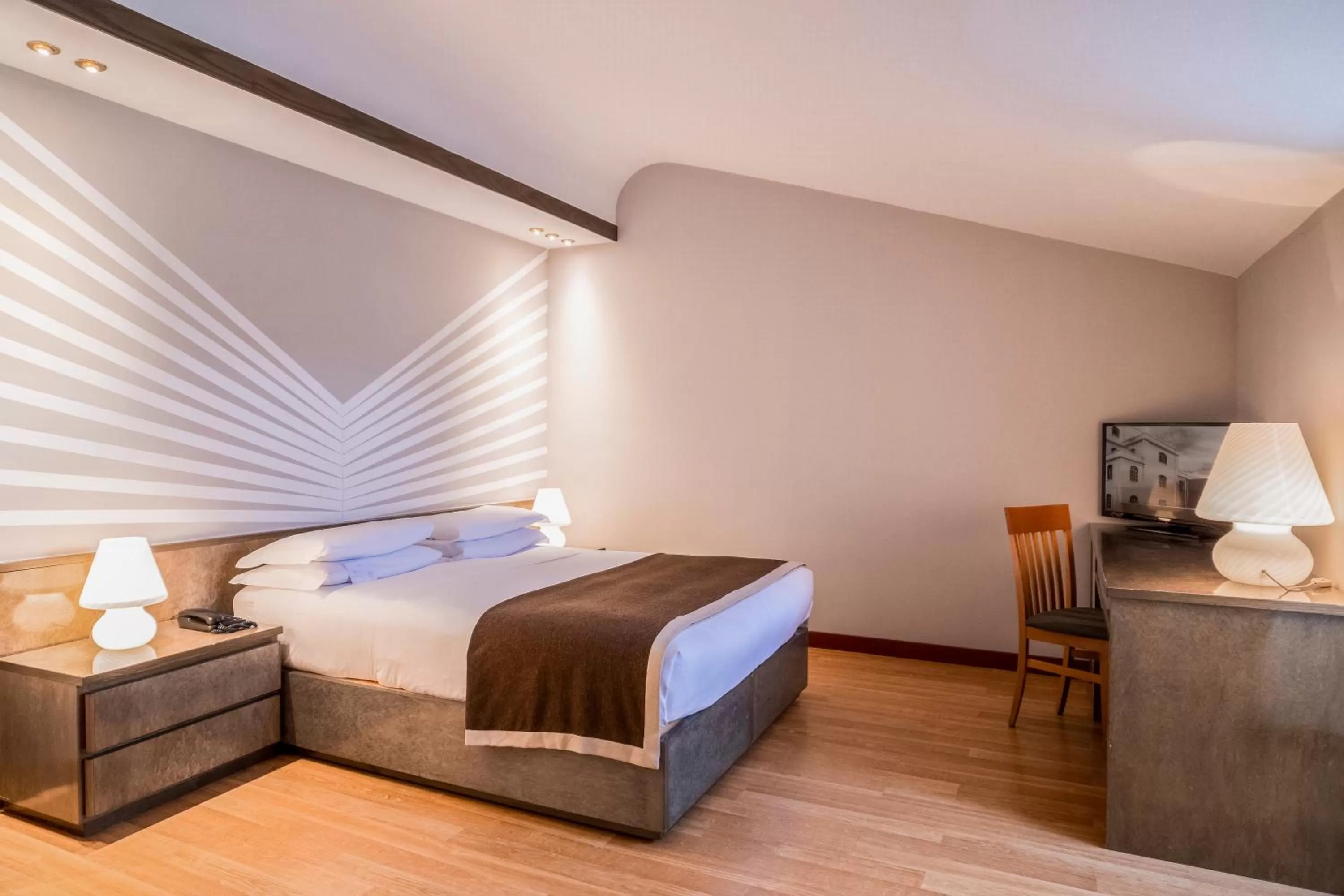 Bedroom, Bed in Palazzo Porta Romana Hotel