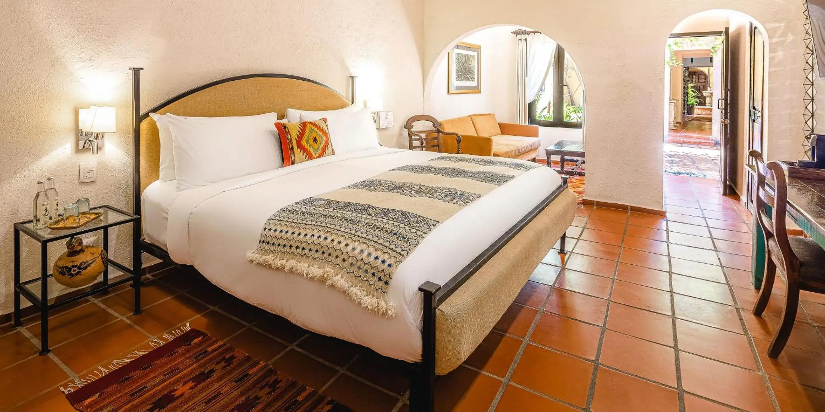 Photo of the whole room, Bed in Hacienda El Santuario San Miguel de Allende