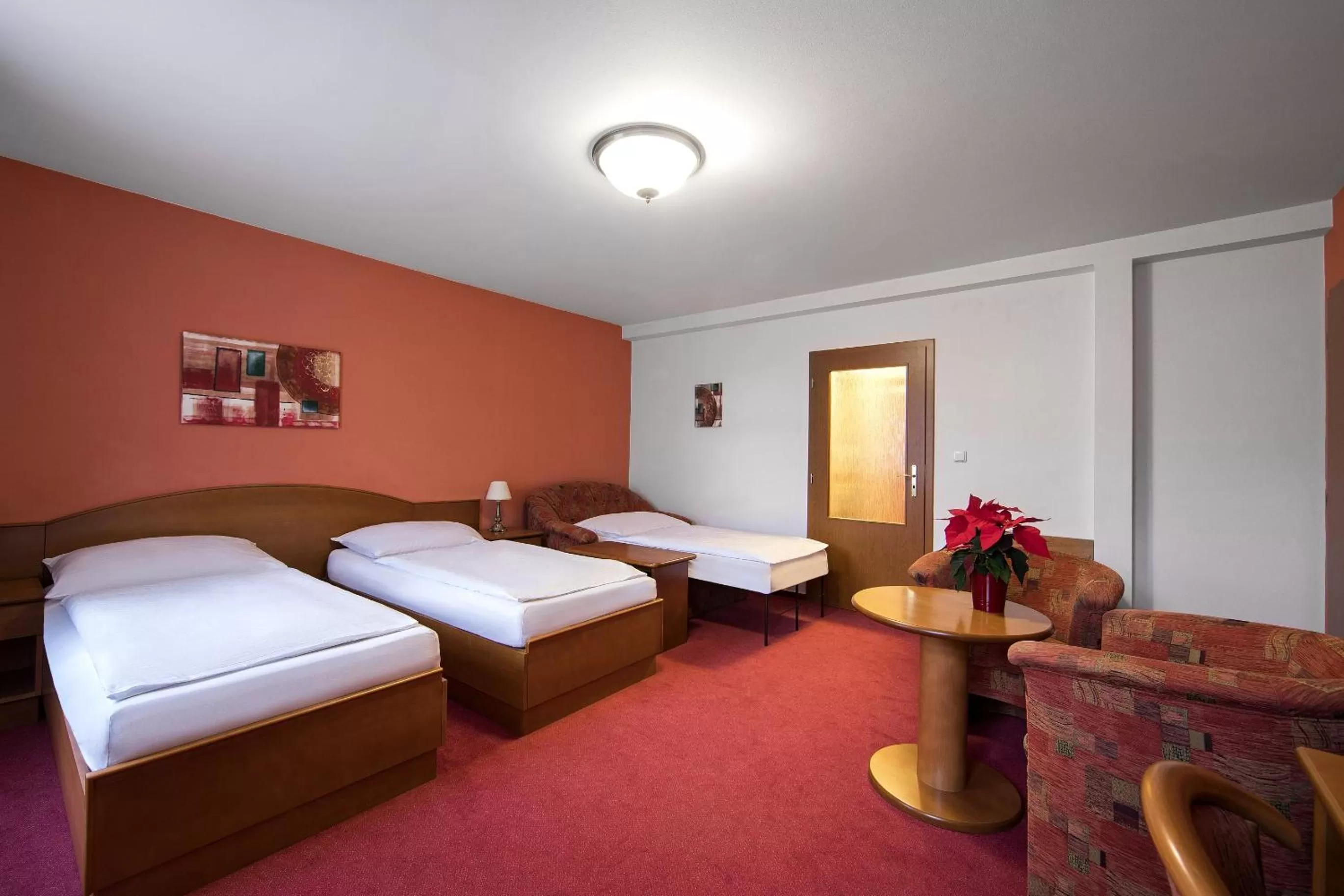 Bedroom, Bed in Attic Hotel