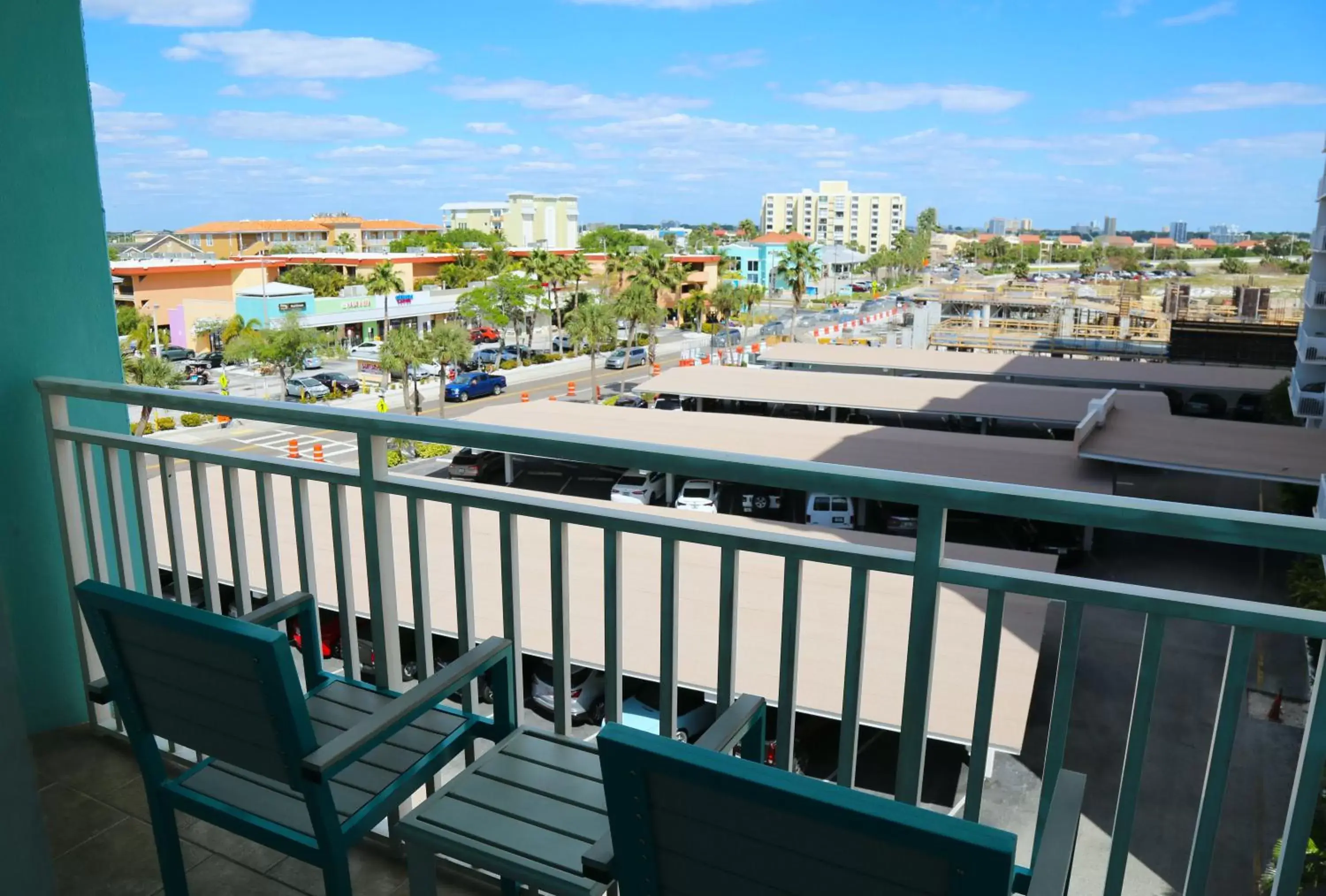 Patio in Winter the Dolphins Beach Club, Ascend Hotel Collection