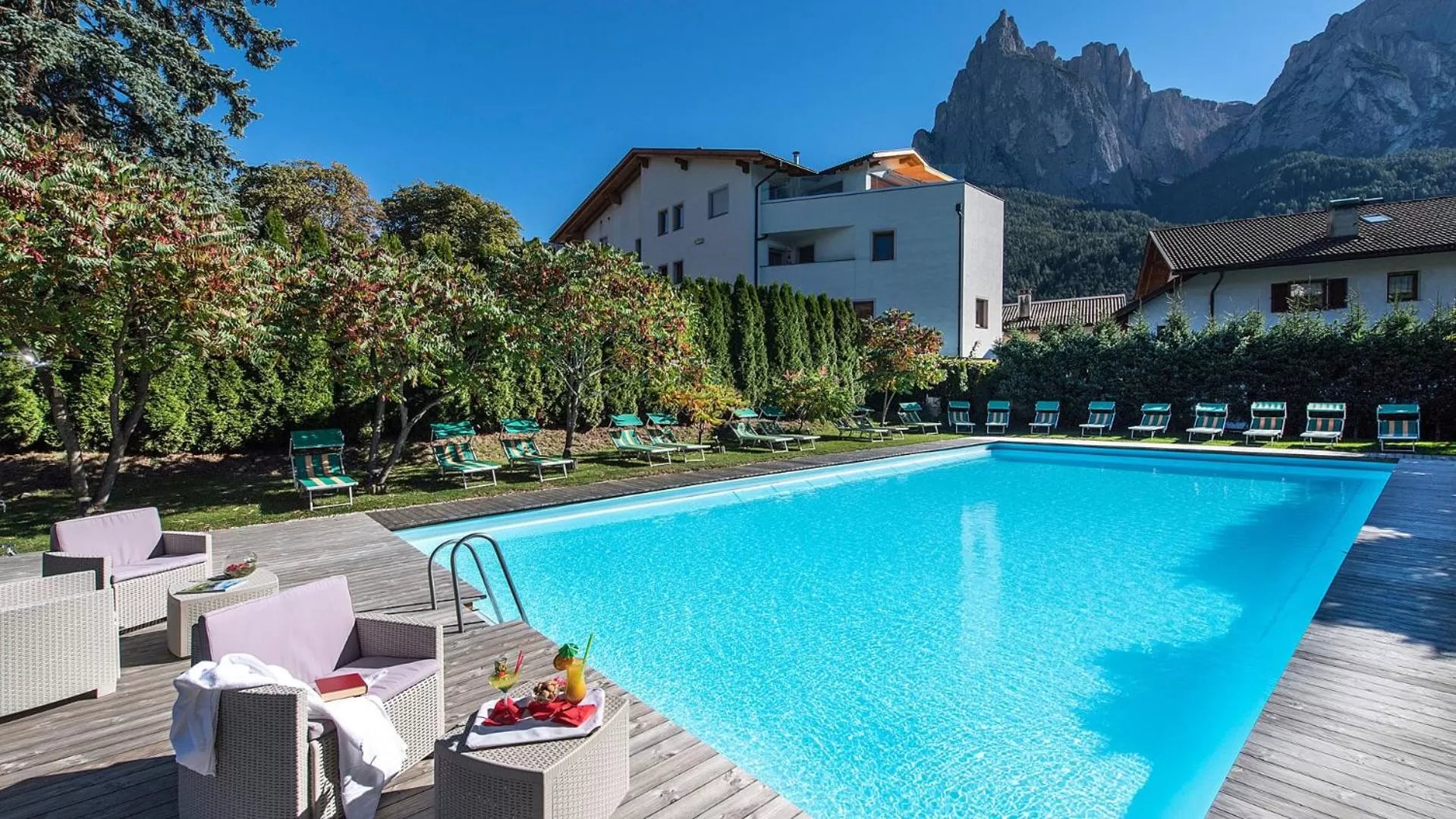 Swimming pool in Activehotel Diana